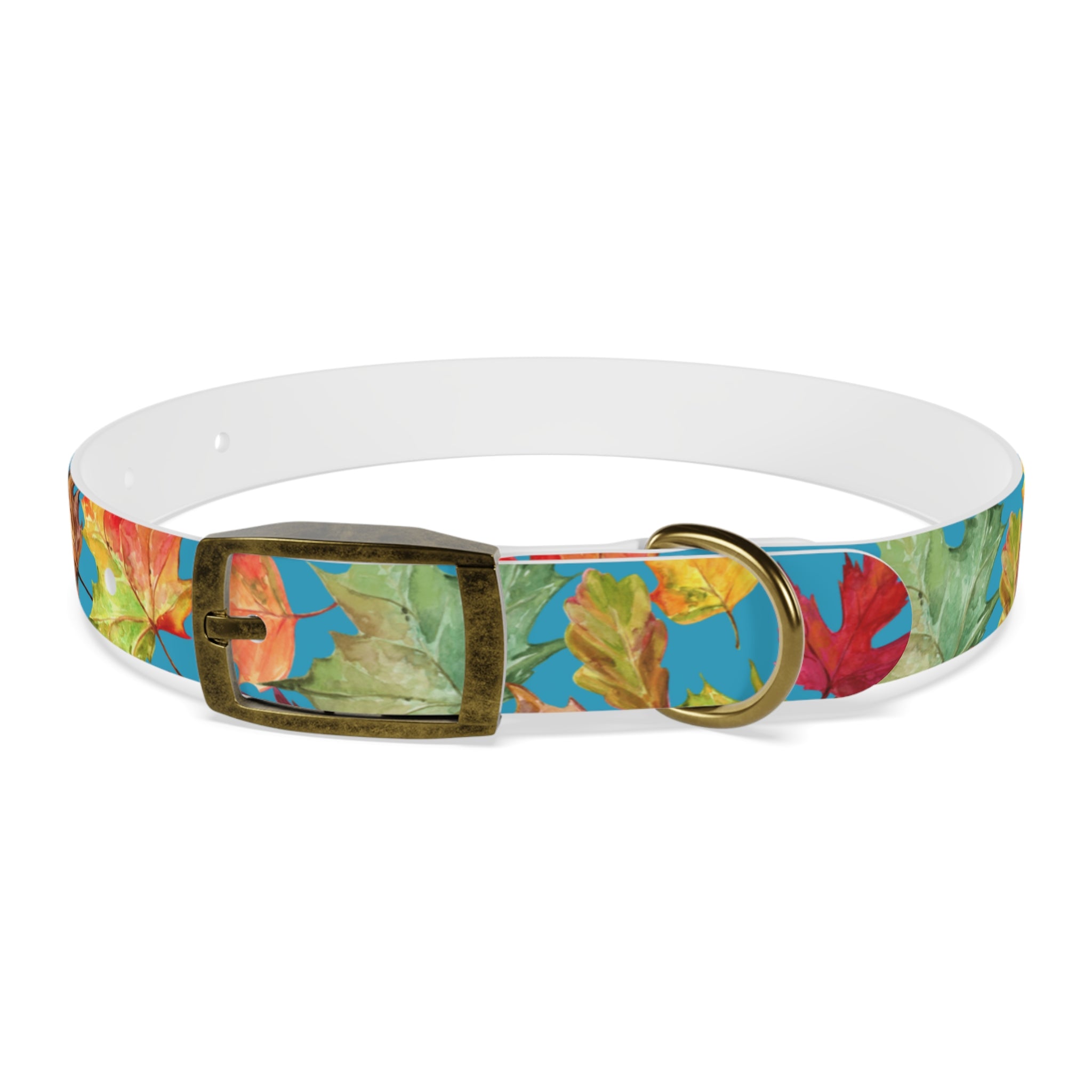 Vibrant Autumn Dog Collar | Fall Pet Accessory, Seasonal Dog Gear, Cute Dog Collars, Leaf Design, Colorful Pet Fashion