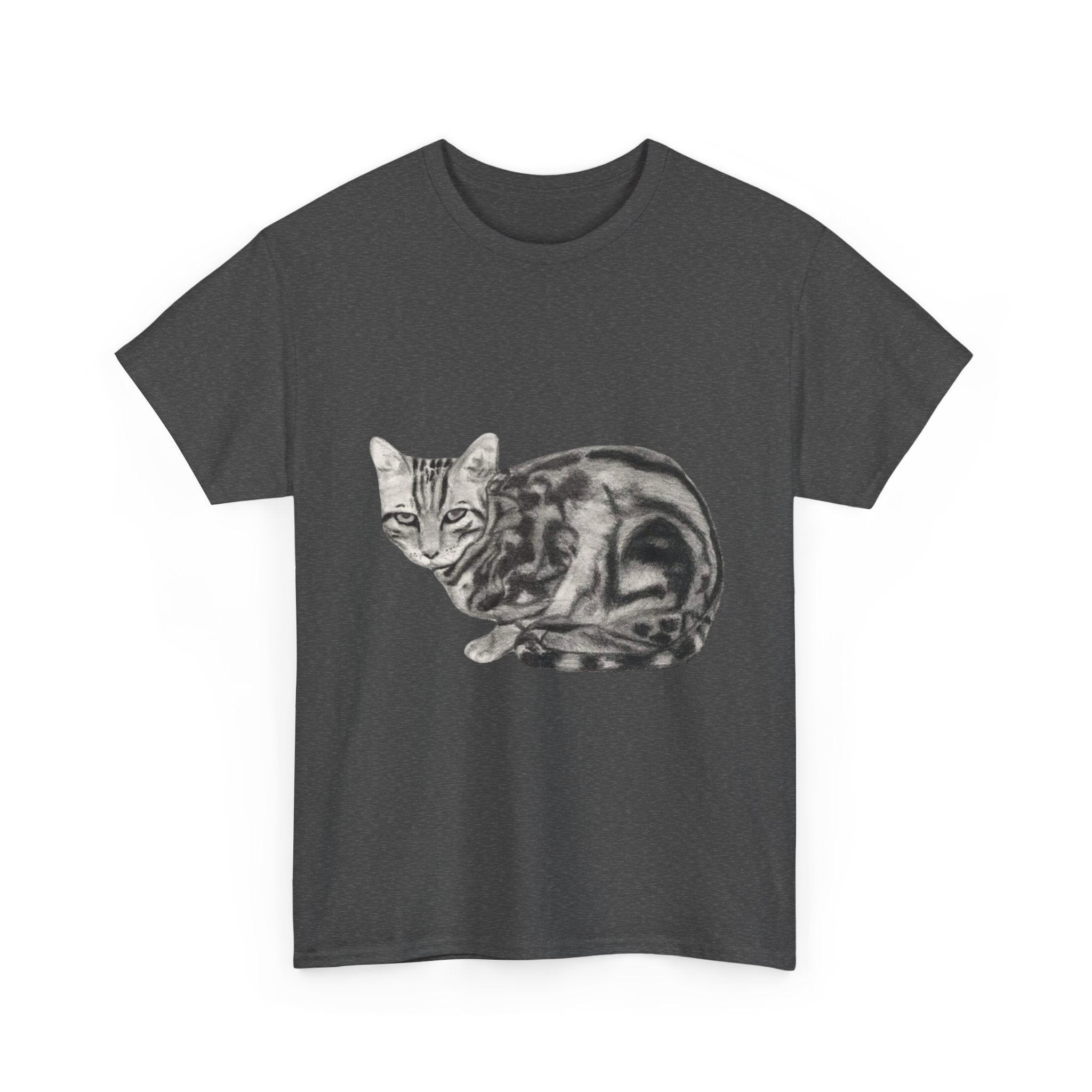 Bengal Cat Graphic Tee, Animal Lover T-Shirt