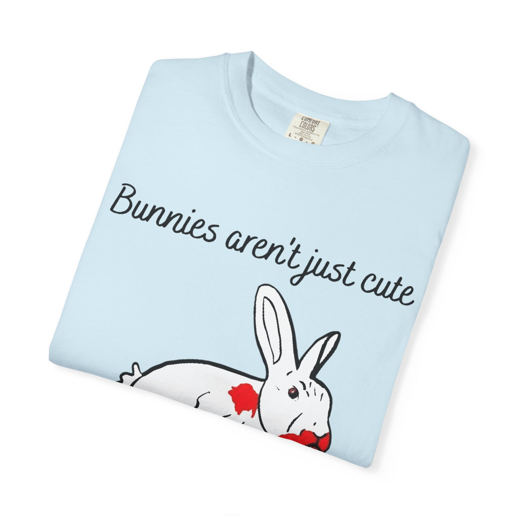 Bloody Bunny T-Shirt | Killer Rabbit Parody Gothic Dark Humor Gift