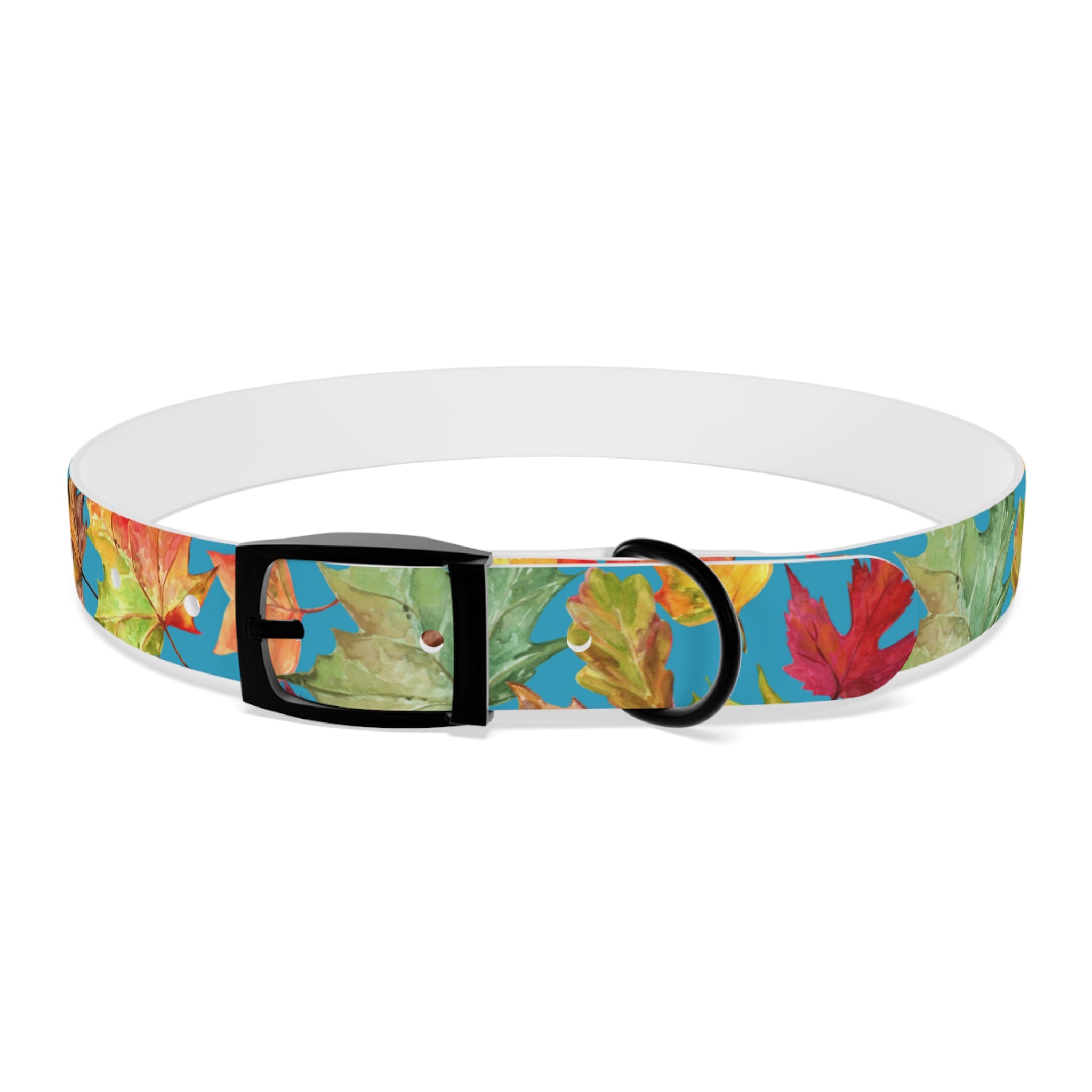 Vibrant Autumn Dog Collar | Fall Pet Accessory, Seasonal Dog Gear, Cute Dog Collars, Leaf Design, Colorful Pet Fashion