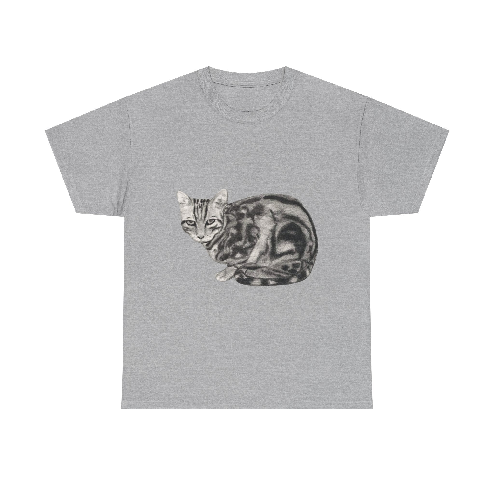 Bengal Cat Graphic Tee, Animal Lover T-Shirt