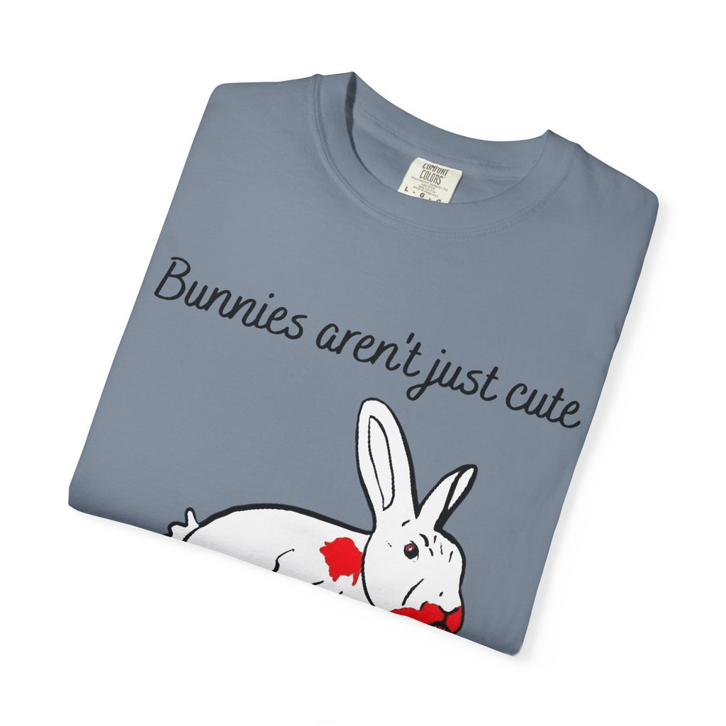 Bloody Bunny T-Shirt | Killer Rabbit Parody Gothic Dark Humor Gift