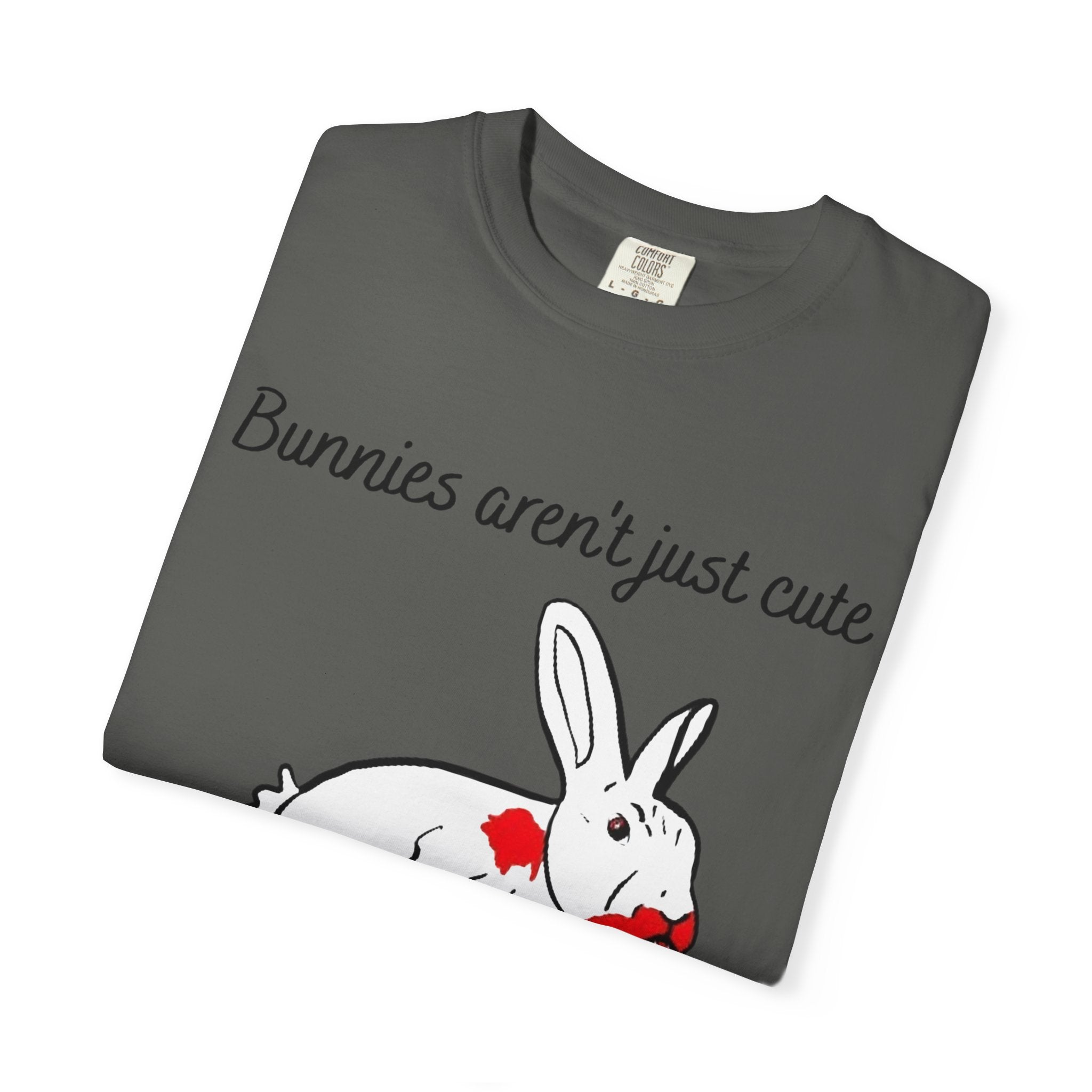 Bloody Bunny T-Shirt | Killer Rabbit Parody Gothic Dark Humor Gift
