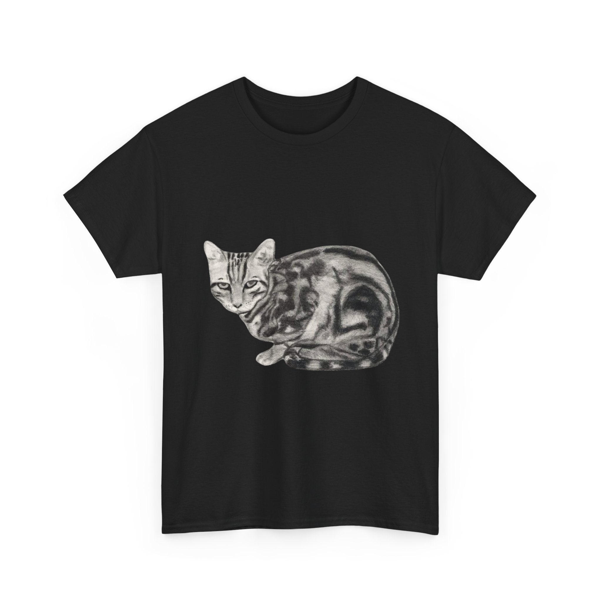 Bengal Cat Graphic Tee, Animal Lover T-Shirt