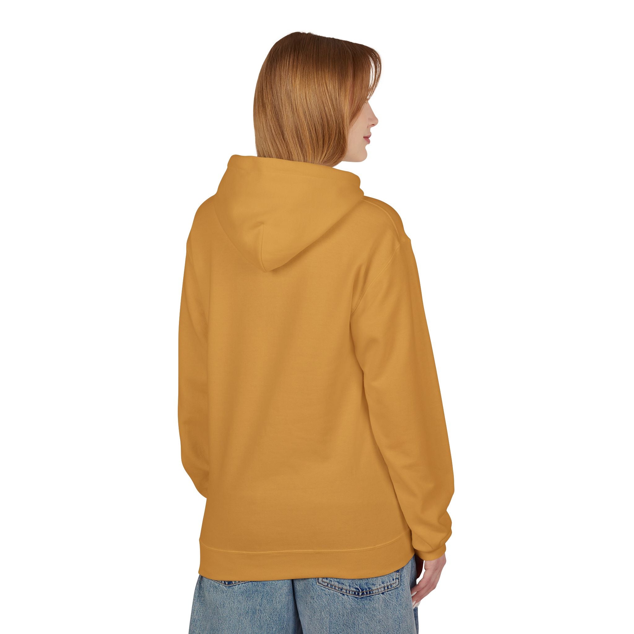 Witchy Cat Fleece Hoodie, Cozy Unisex Sweater, Perfect for Halloween, Casual Wear, Gift for Cat Lovers, Spooky Season Apparel