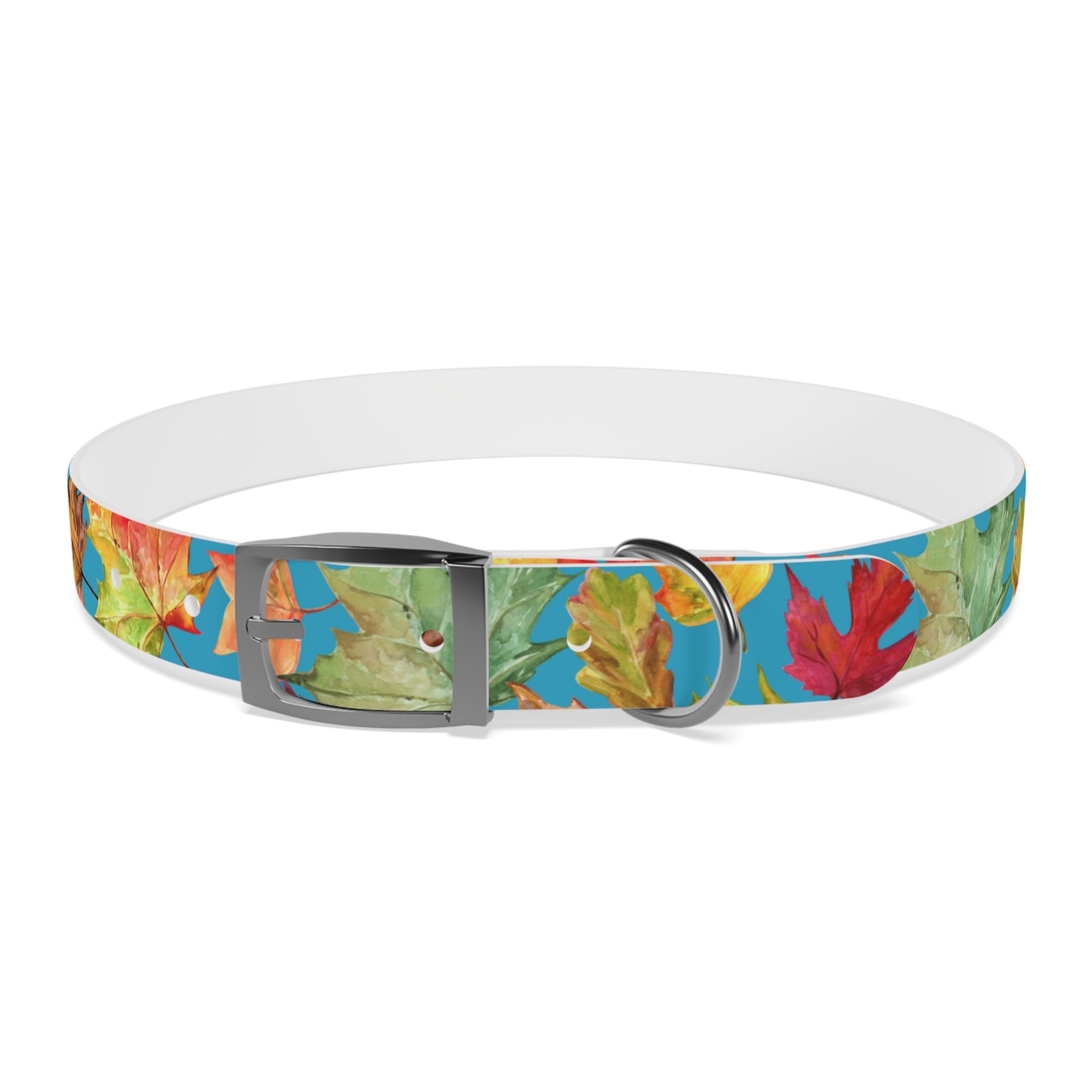 Vibrant Autumn Dog Collar | Fall Pet Accessory, Seasonal Dog Gear, Cute Dog Collars, Leaf Design, Colorful Pet Fashion