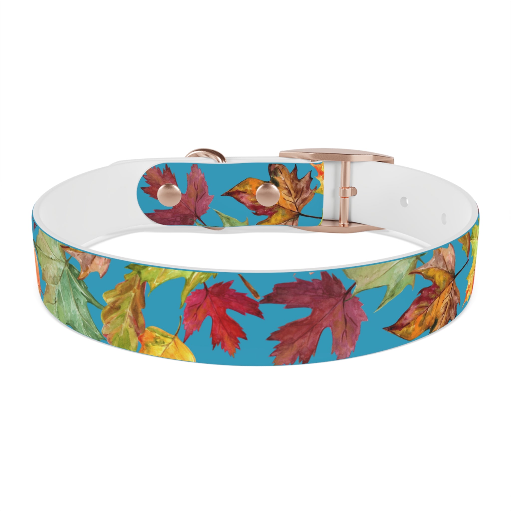Vibrant Autumn Dog Collar | Fall Pet Accessory, Seasonal Dog Gear, Cute Dog Collars, Leaf Design, Colorful Pet Fashion