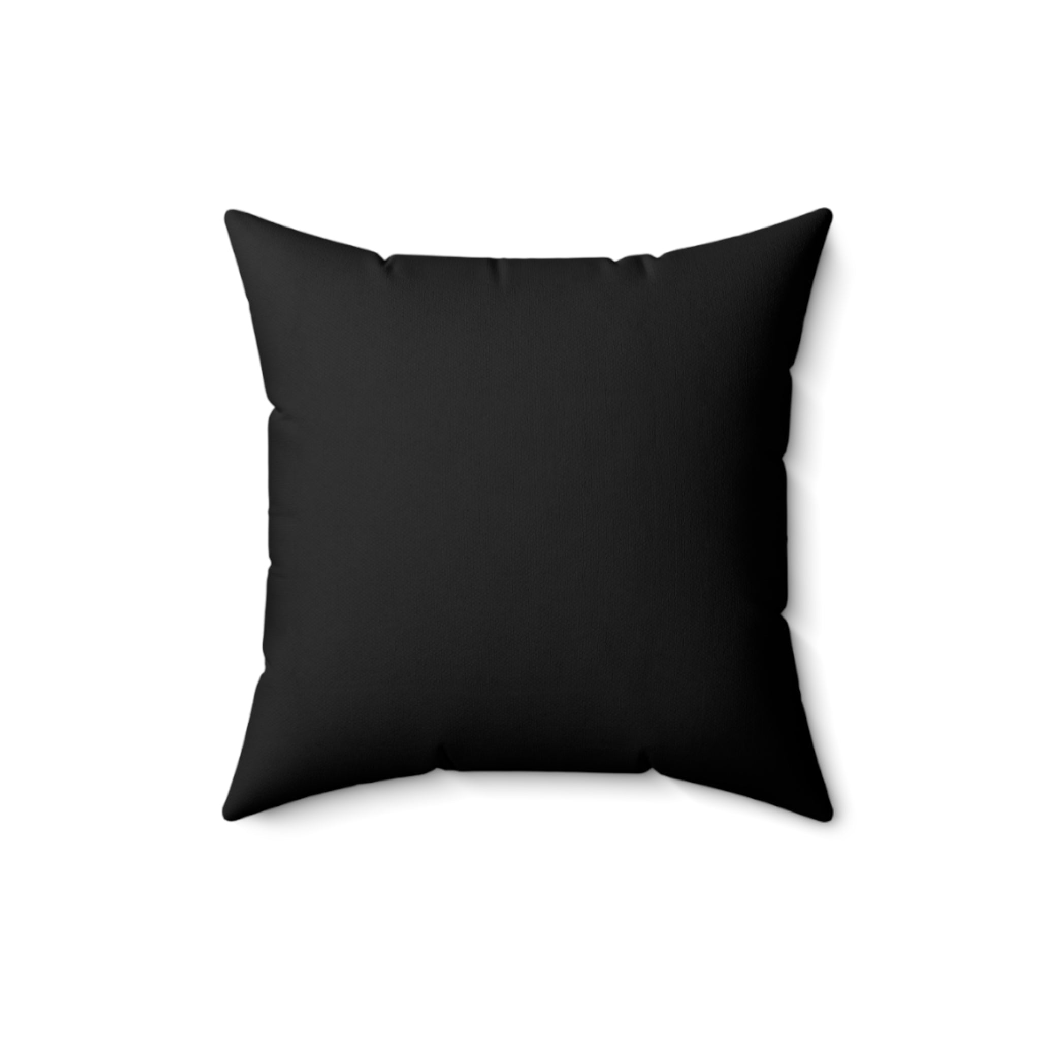 Botanical Witch & Cat Pillow: Black and White Faux Suede Decor