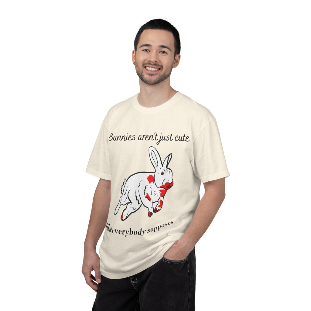 Bloody Bunny T-Shirt | Killer Rabbit Parody Gothic Dark Humor Gift