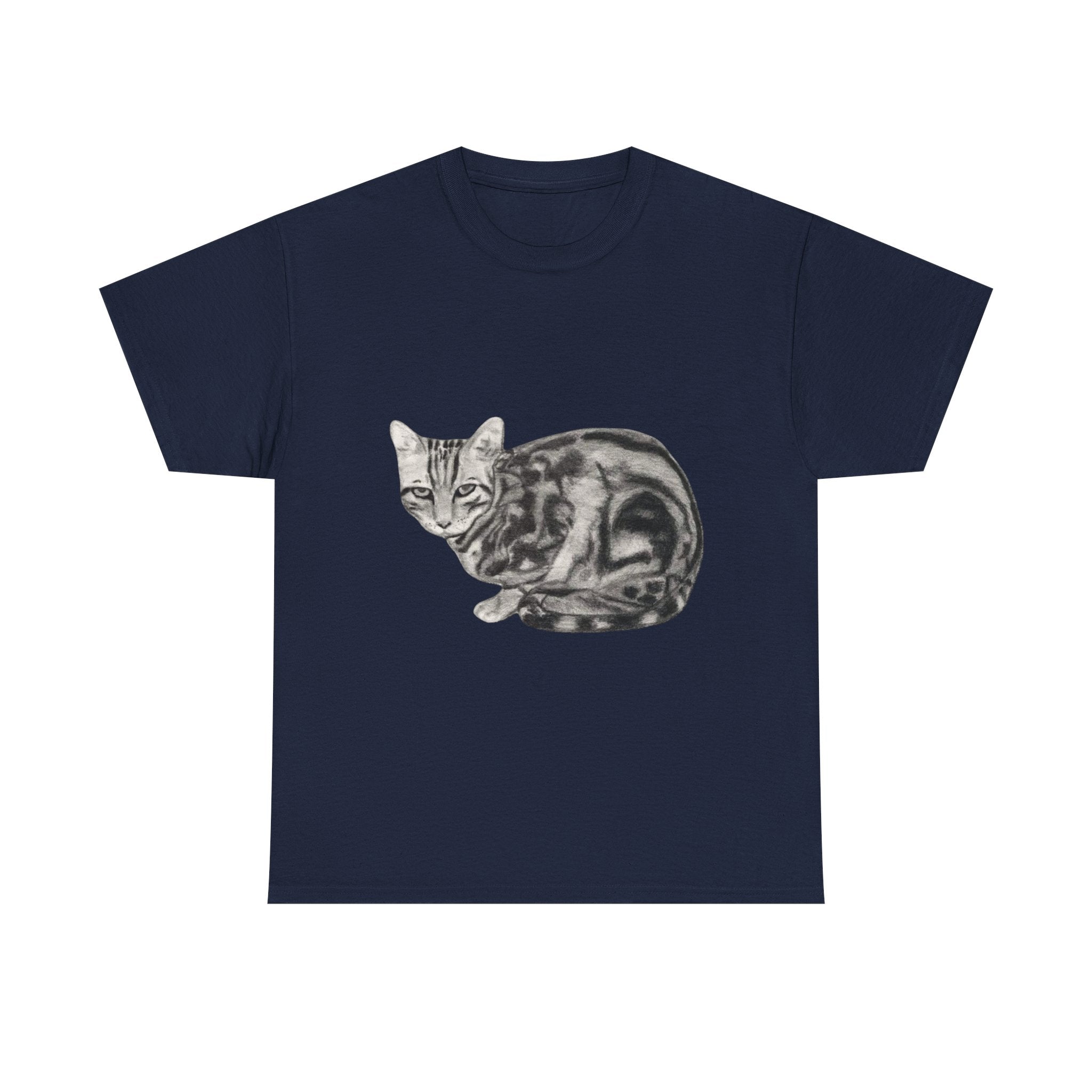 Bengal Cat Graphic Tee, Animal Lover T-Shirt