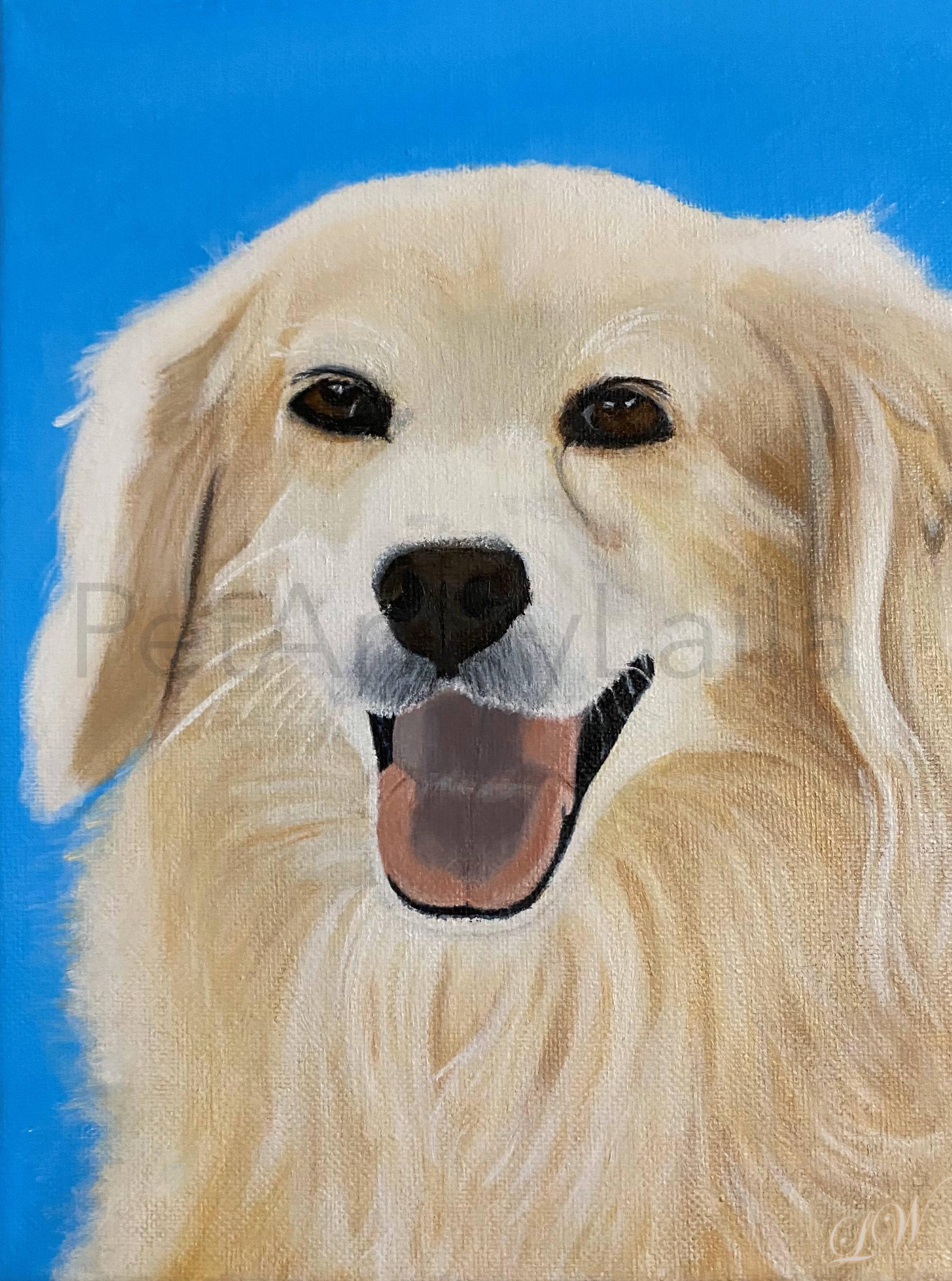 Custom pet portrait | cat dog any pet | painting | personalized | hand-made