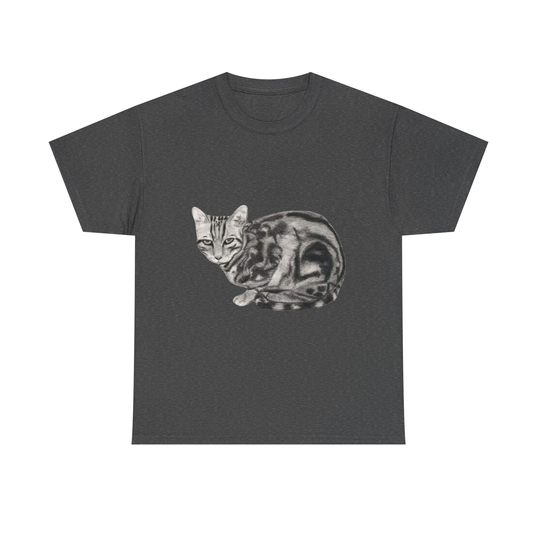 Bengal Cat Graphic Tee, Animal Lover T-Shirt