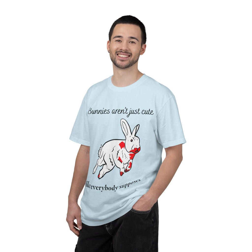 Bloody Bunny T-Shirt | Killer Rabbit Parody Gothic Dark Humor Gift