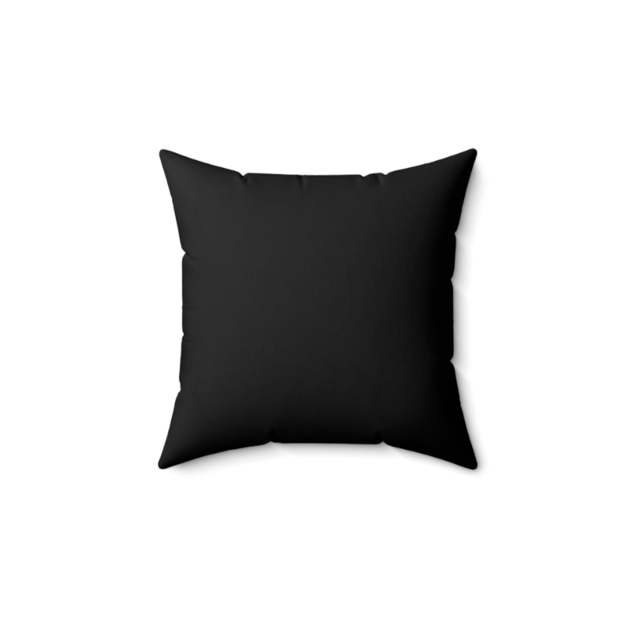 Botanical Witch & Cat Pillow: Black and White Faux Suede Decor