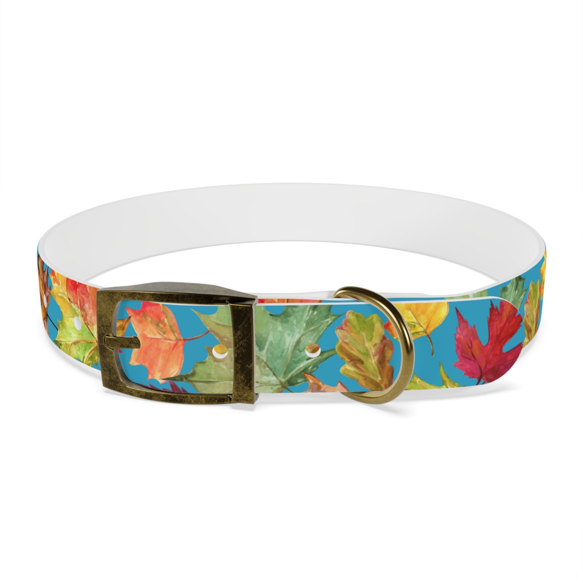 Vibrant Autumn Dog Collar | Fall Pet Accessory, Seasonal Dog Gear, Cute Dog Collars, Leaf Design, Colorful Pet Fashion