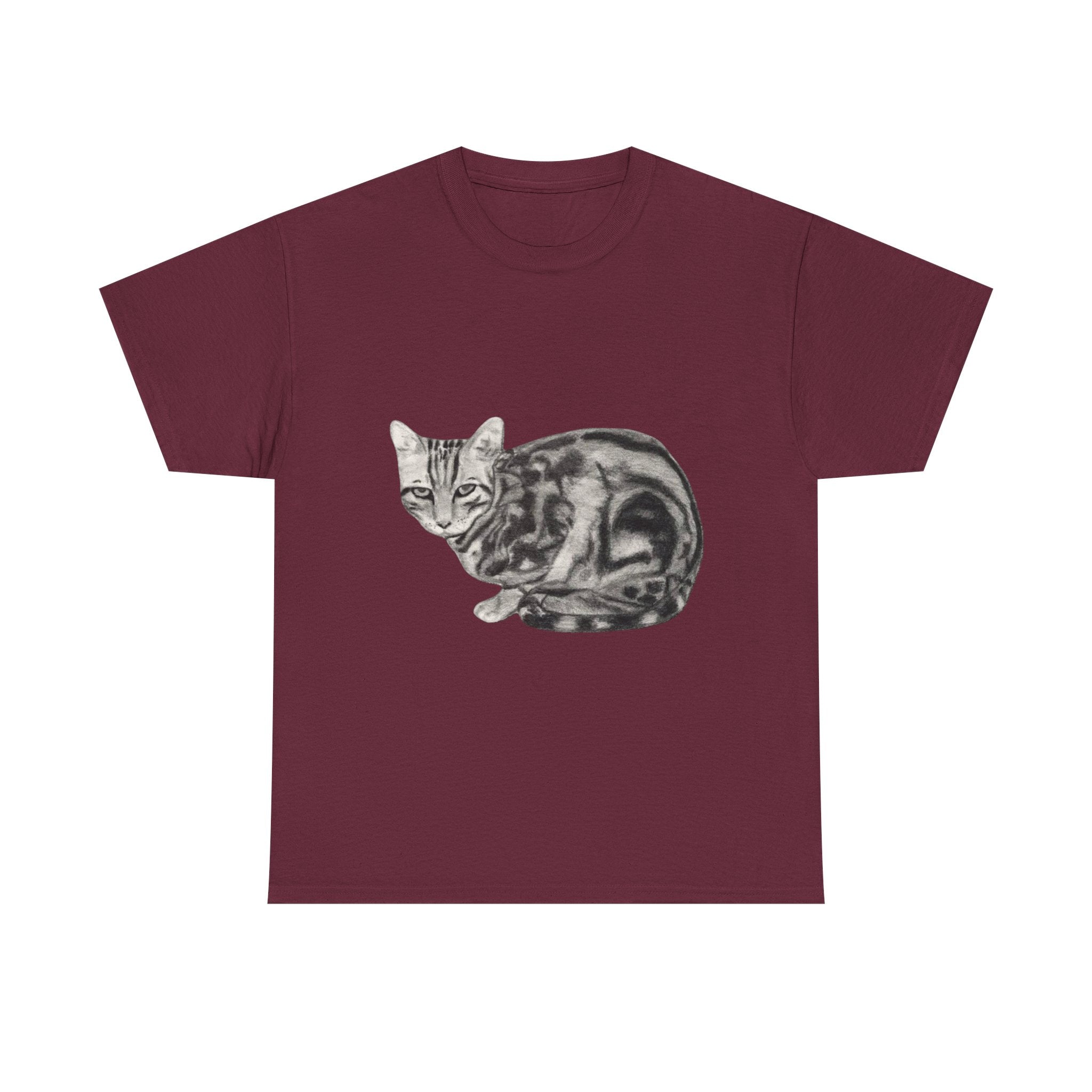 Bengal Cat Graphic Tee, Animal Lover T-Shirt