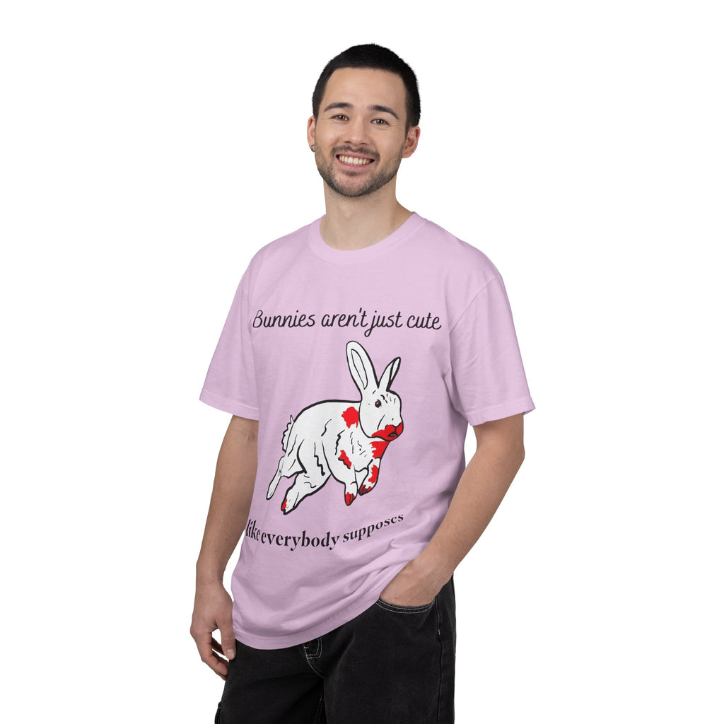 Bloody Bunny T-Shirt | Killer Rabbit Parody Gothic Dark Humor Gift