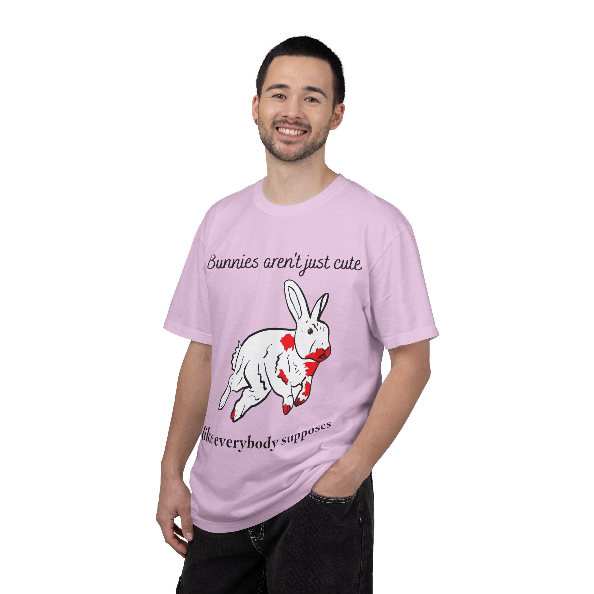 Bloody Bunny T-Shirt | Killer Rabbit Parody Gothic Dark Humor Gift