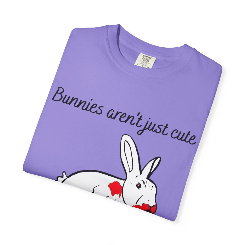 Bloody Bunny T-Shirt | Killer Rabbit Parody Gothic Dark Humor Gift