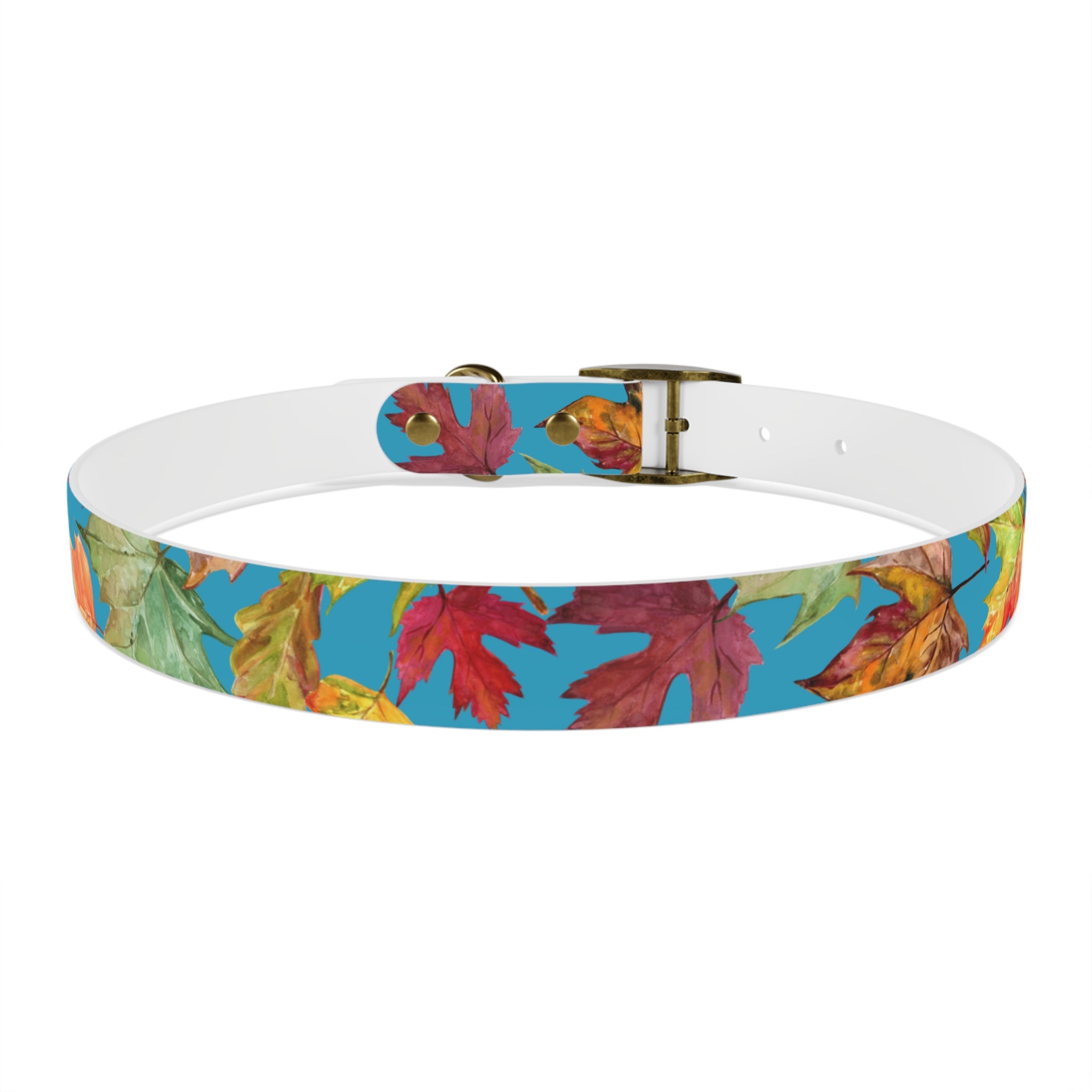 Vibrant Autumn Dog Collar | Fall Pet Accessory, Seasonal Dog Gear, Cute Dog Collars, Leaf Design, Colorful Pet Fashion