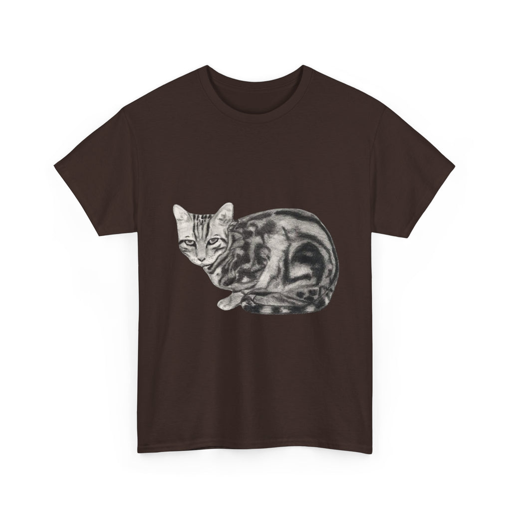 Bengal Cat Graphic Tee, Animal Lover T-Shirt