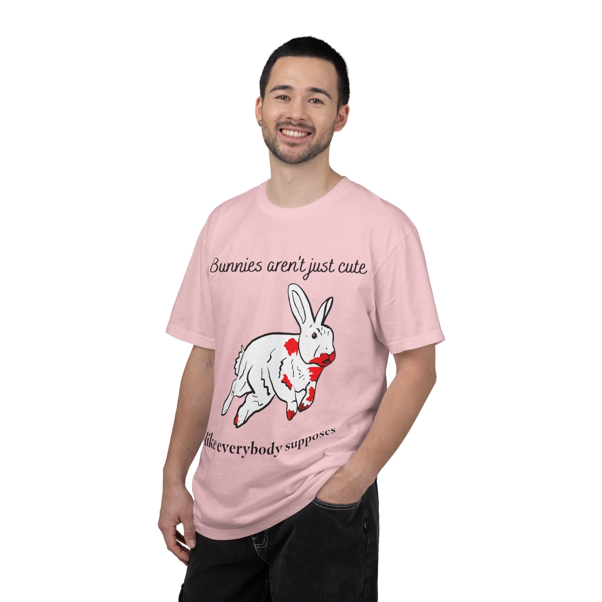 Bloody Bunny T-Shirt | Killer Rabbit Parody Gothic Dark Humor Gift