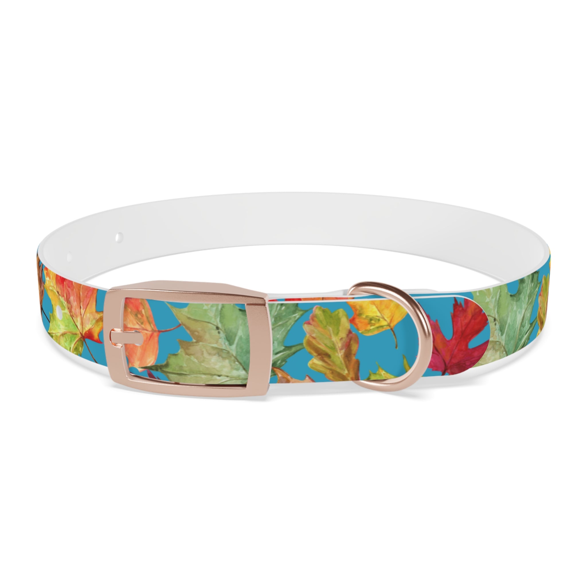 Vibrant Autumn Dog Collar | Fall Pet Accessory, Seasonal Dog Gear, Cute Dog Collars, Leaf Design, Colorful Pet Fashion