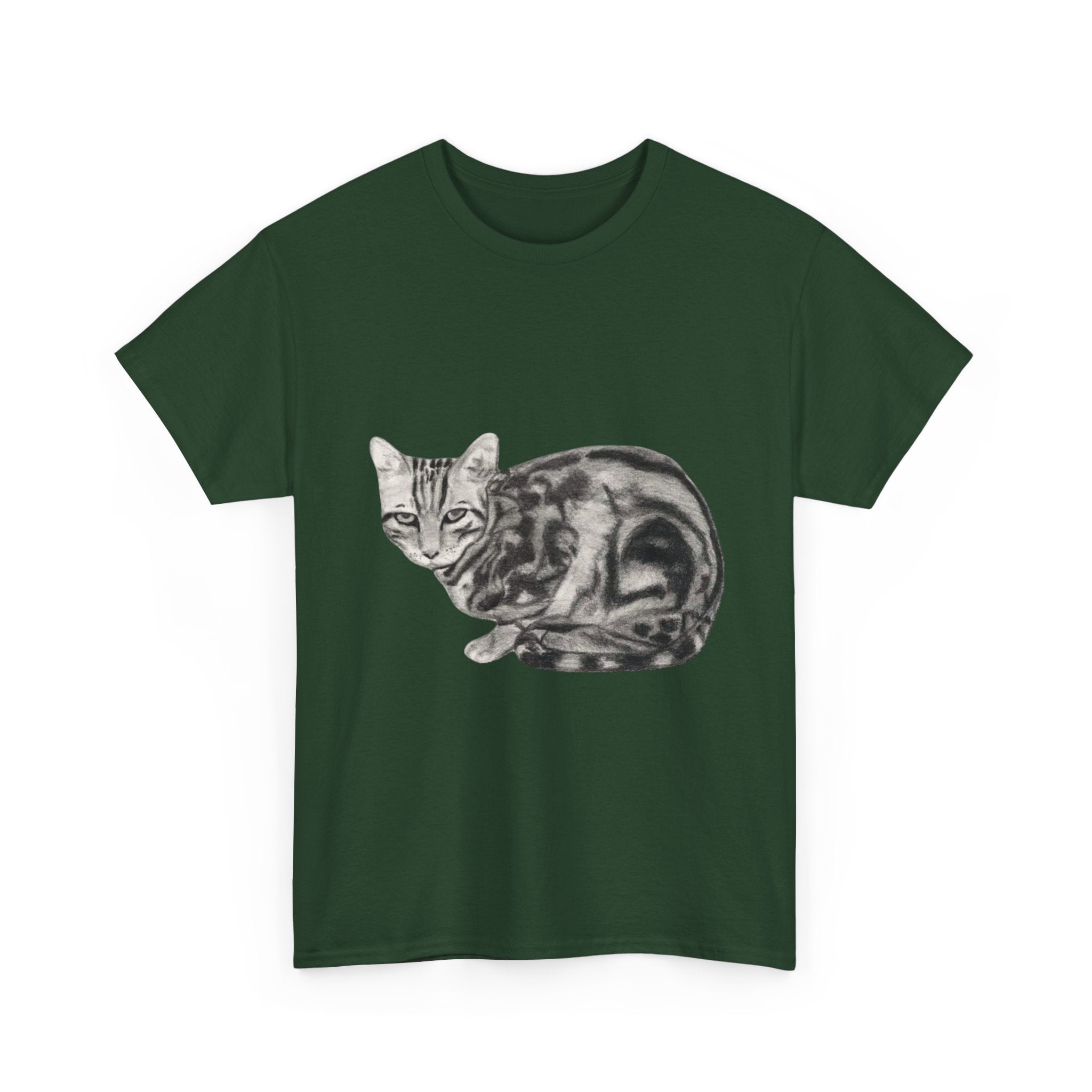 Bengal Cat Graphic Tee, Animal Lover T-Shirt