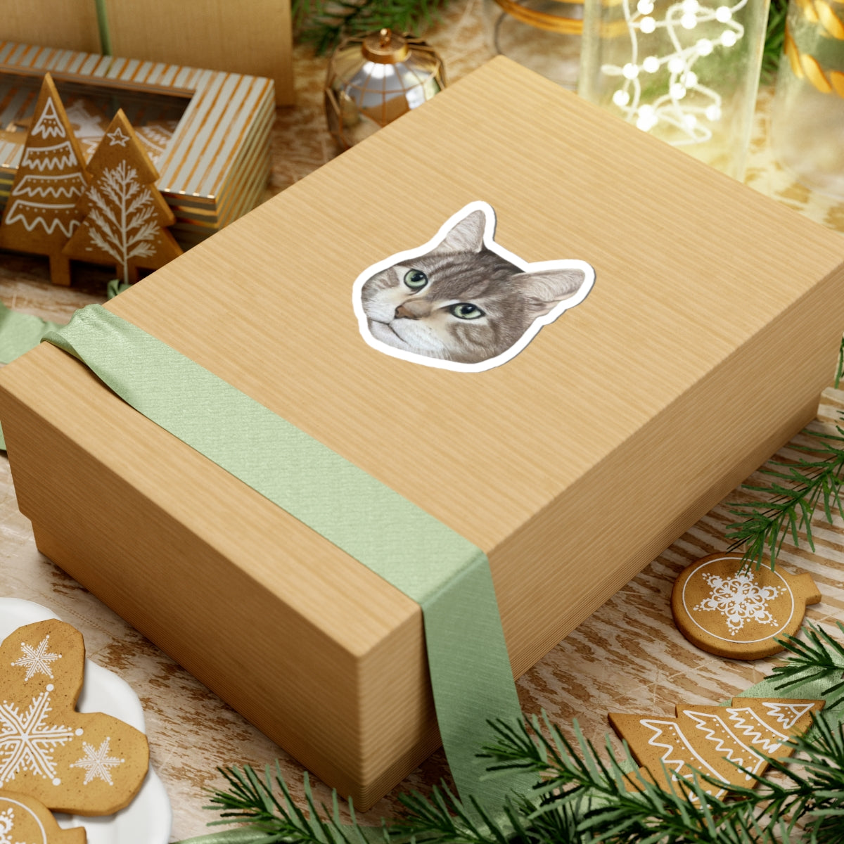 Bengal Cat Kiss-Cut Sticker