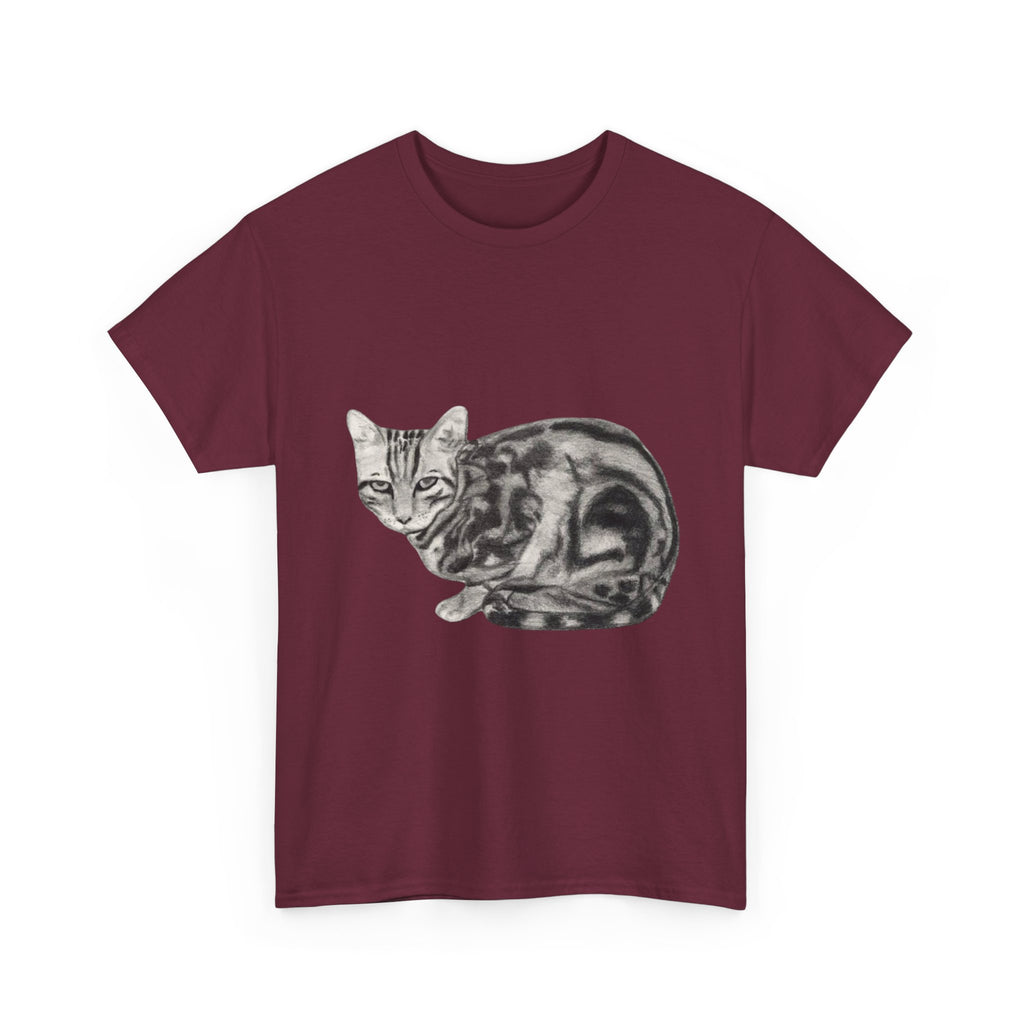 Bengal Cat Graphic Tee, Animal Lover T-Shirt