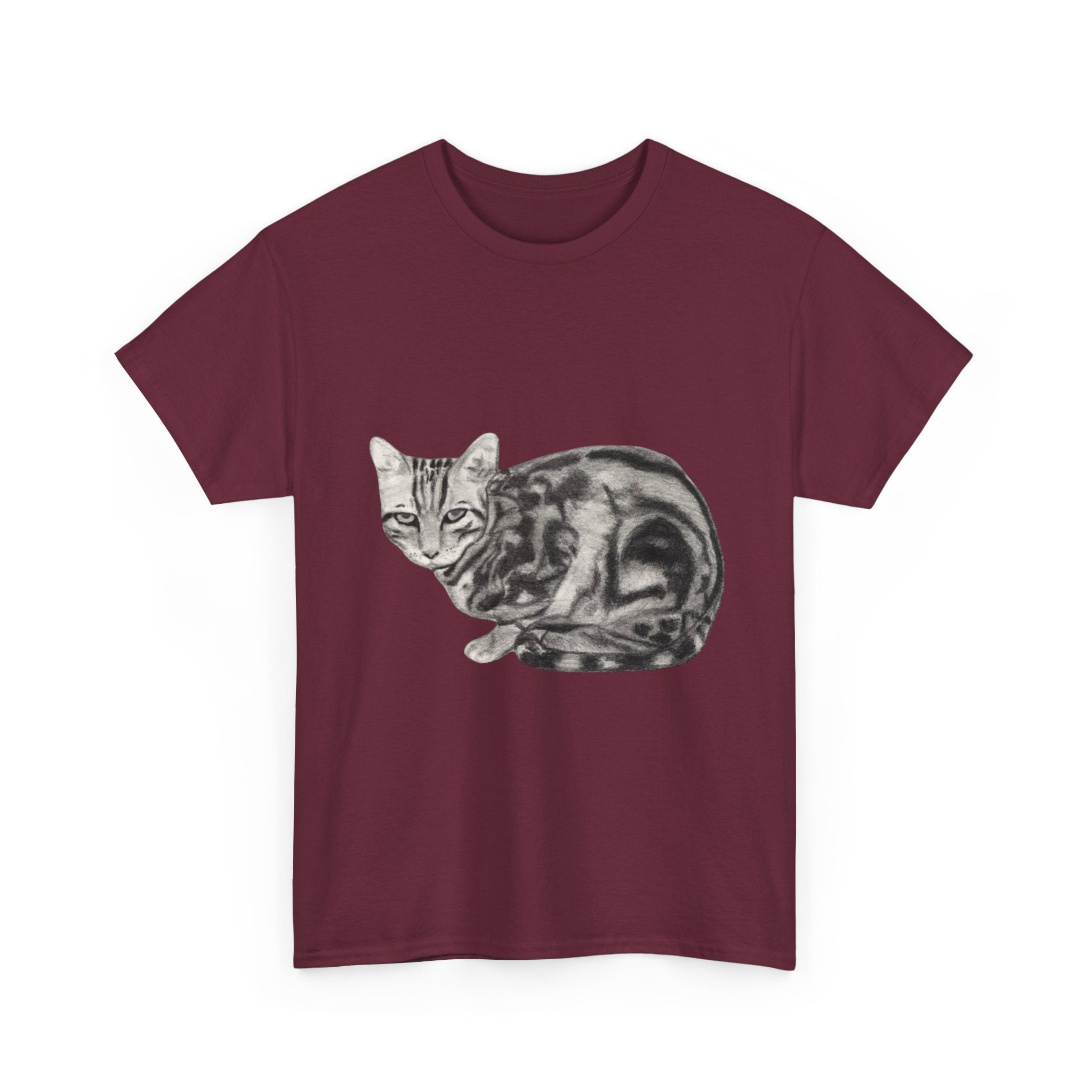 Bengal Cat Graphic Tee, Animal Lover T-Shirt