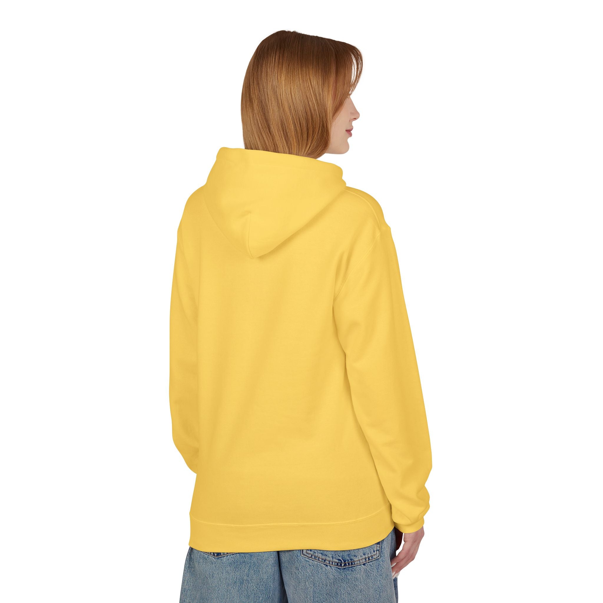 Witchy Cat Fleece Hoodie, Cozy Unisex Sweater, Perfect for Halloween, Casual Wear, Gift for Cat Lovers, Spooky Season Apparel