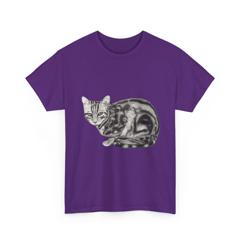 Bengal Cat Graphic Tee, Animal Lover T-Shirt
