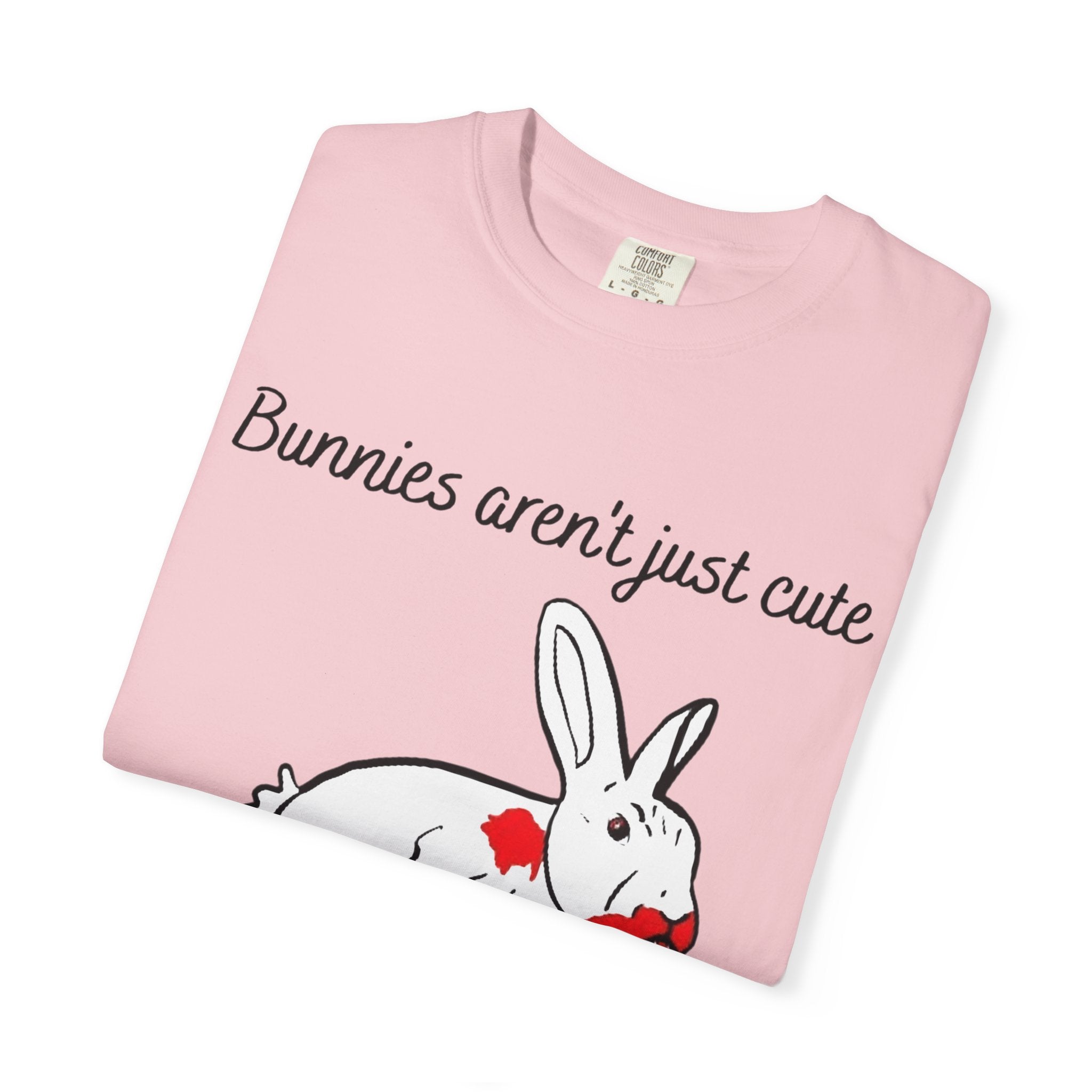 Bloody Bunny T-Shirt | Killer Rabbit Parody Gothic Dark Humor Gift