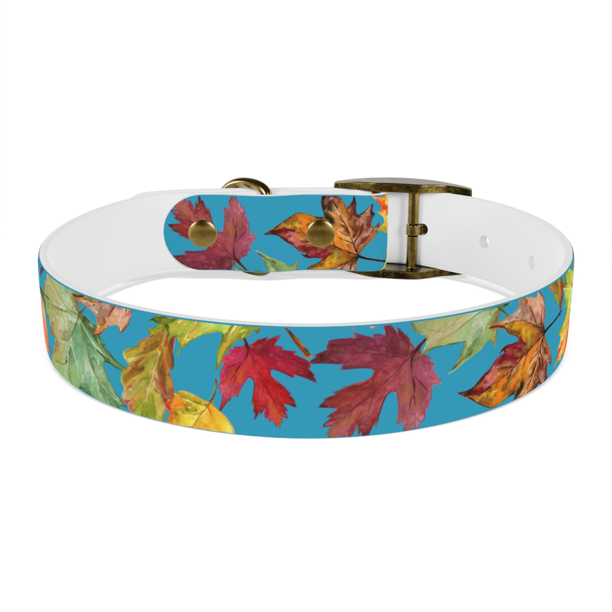Vibrant Autumn Dog Collar | Fall Pet Accessory, Seasonal Dog Gear, Cute Dog Collars, Leaf Design, Colorful Pet Fashion