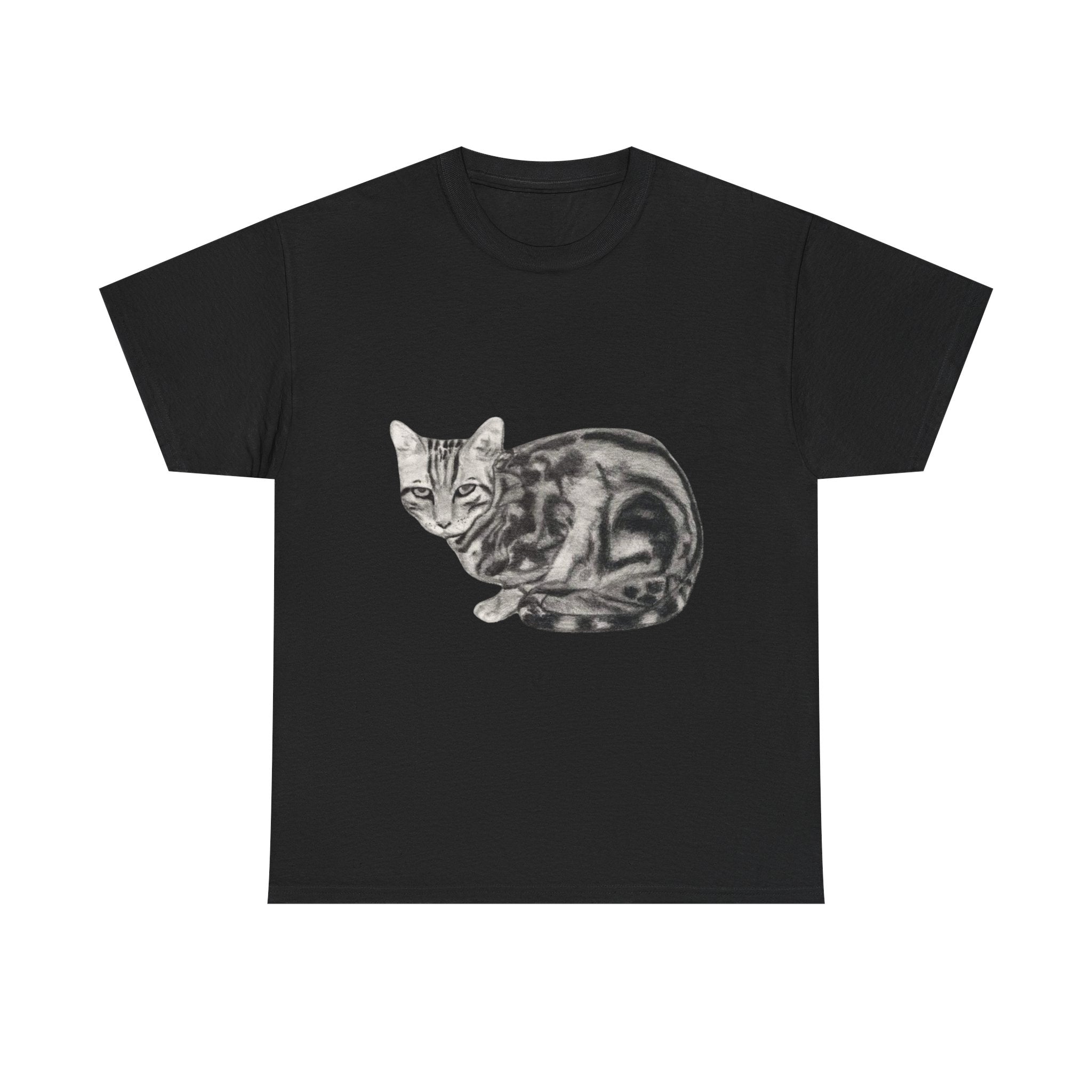 Bengal Cat Graphic Tee, Animal Lover T-Shirt