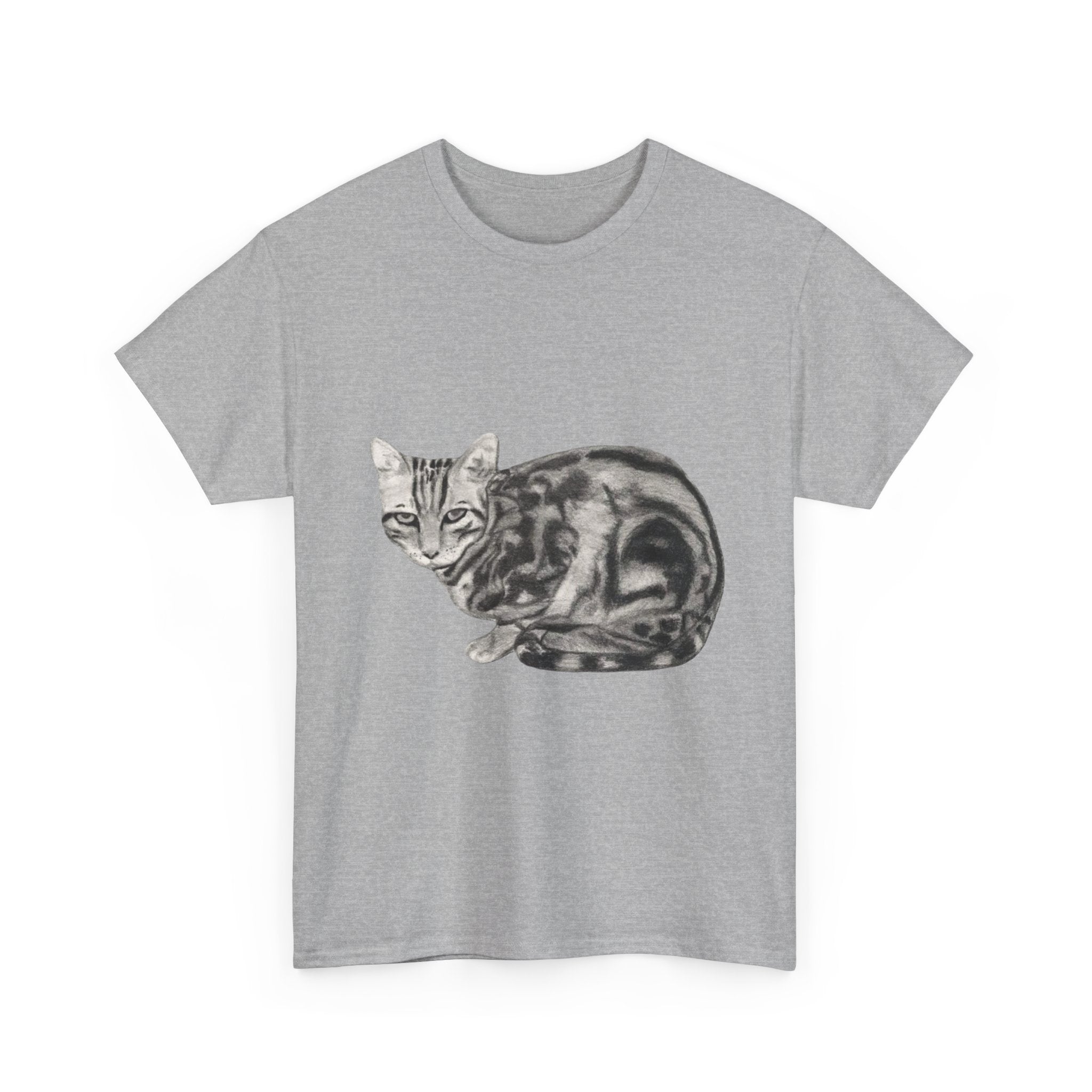 Bengal Cat Graphic Tee, Animal Lover T-Shirt