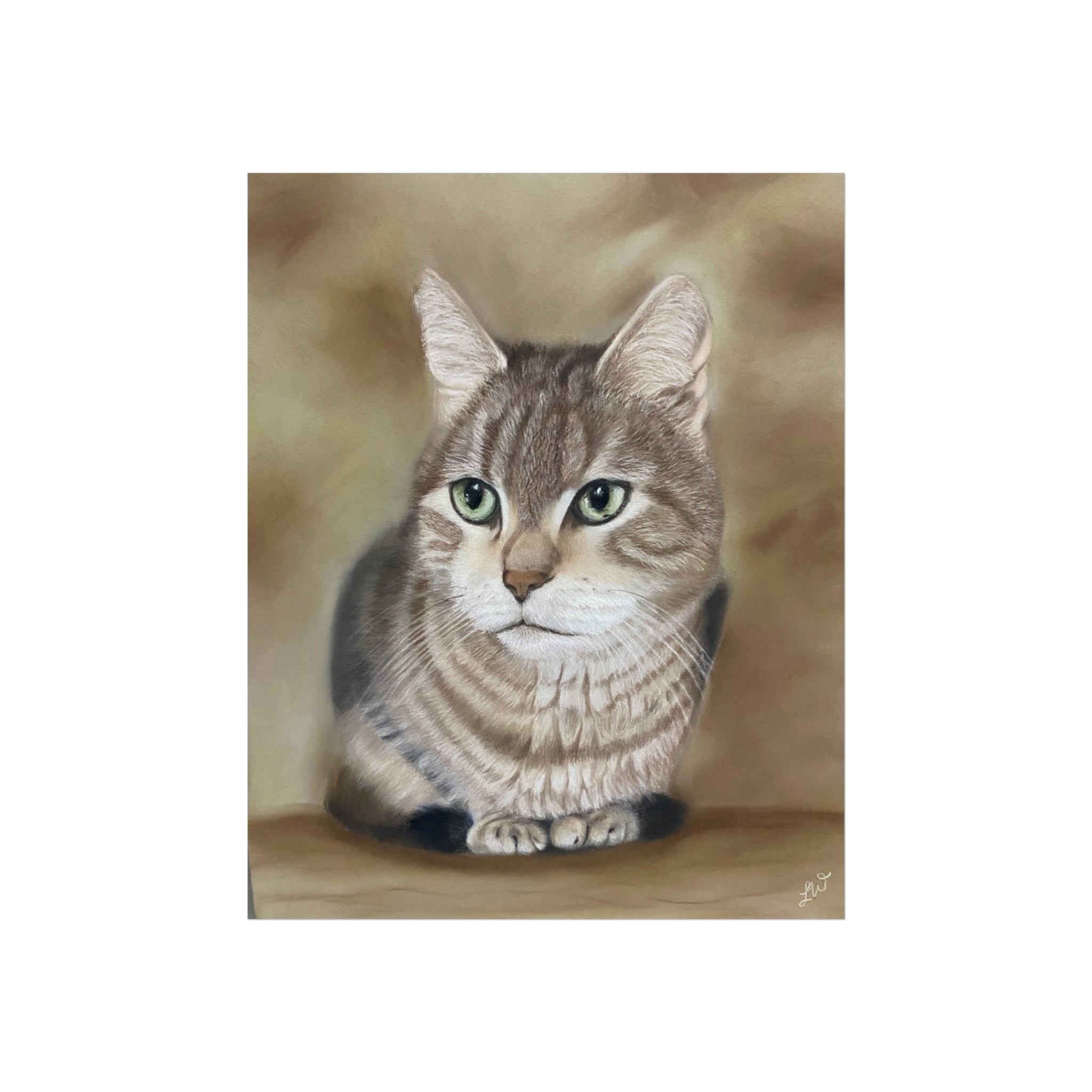 Cat Fine Art Poster, Bengal Cat Art, Wall Decor, Cat Lover Gift, Home Aesthetic Art, Cat Lover Wall Art, Pet Portrait Decor