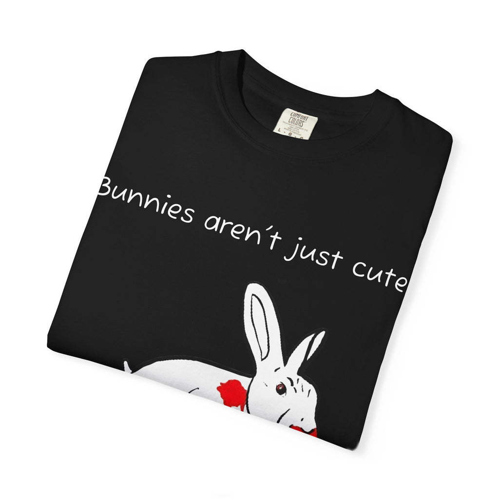Bloody Bunny T-Shirt | Killer Rabbit Parody Gothic Dark Humor Gift