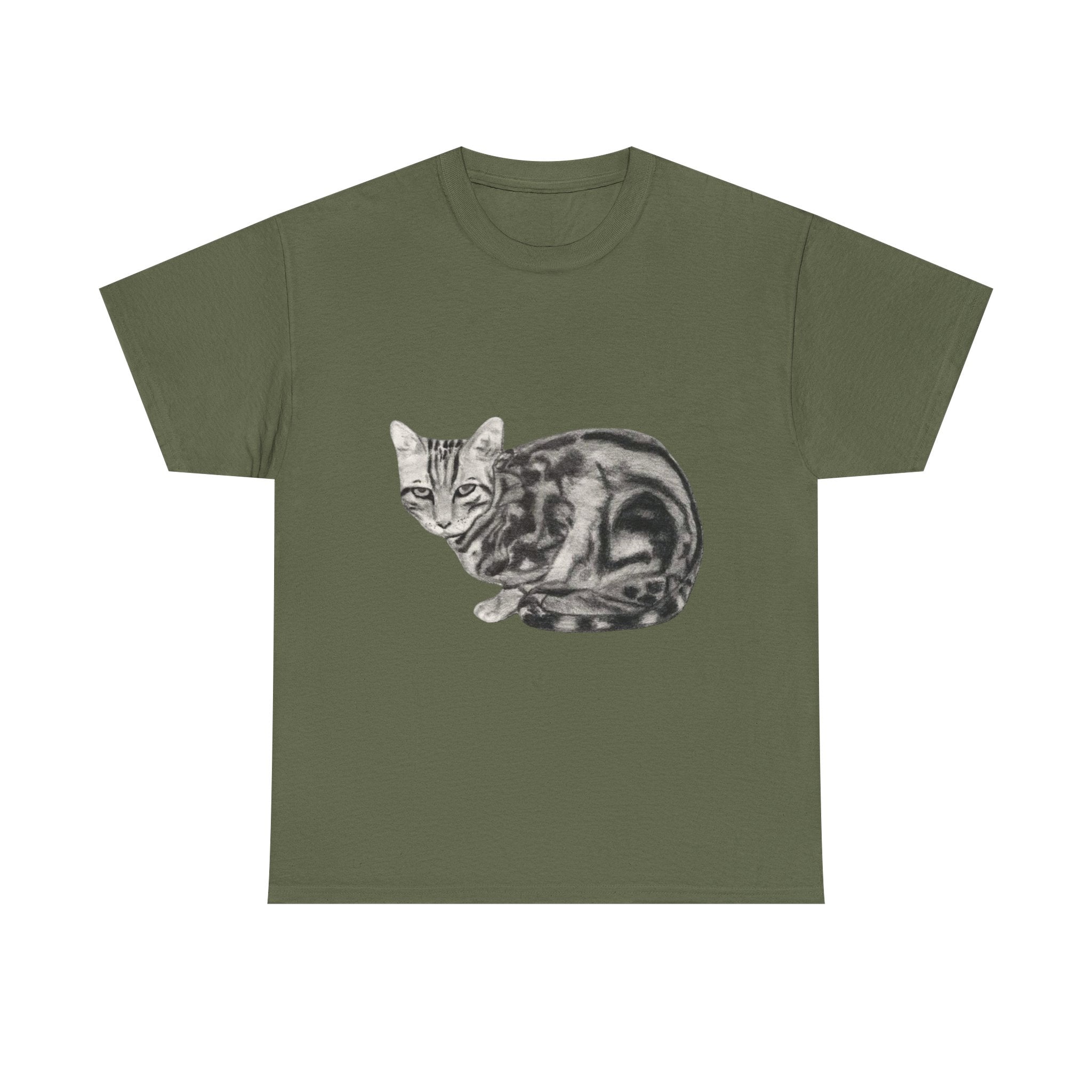 Bengal Cat Graphic Tee, Animal Lover T-Shirt