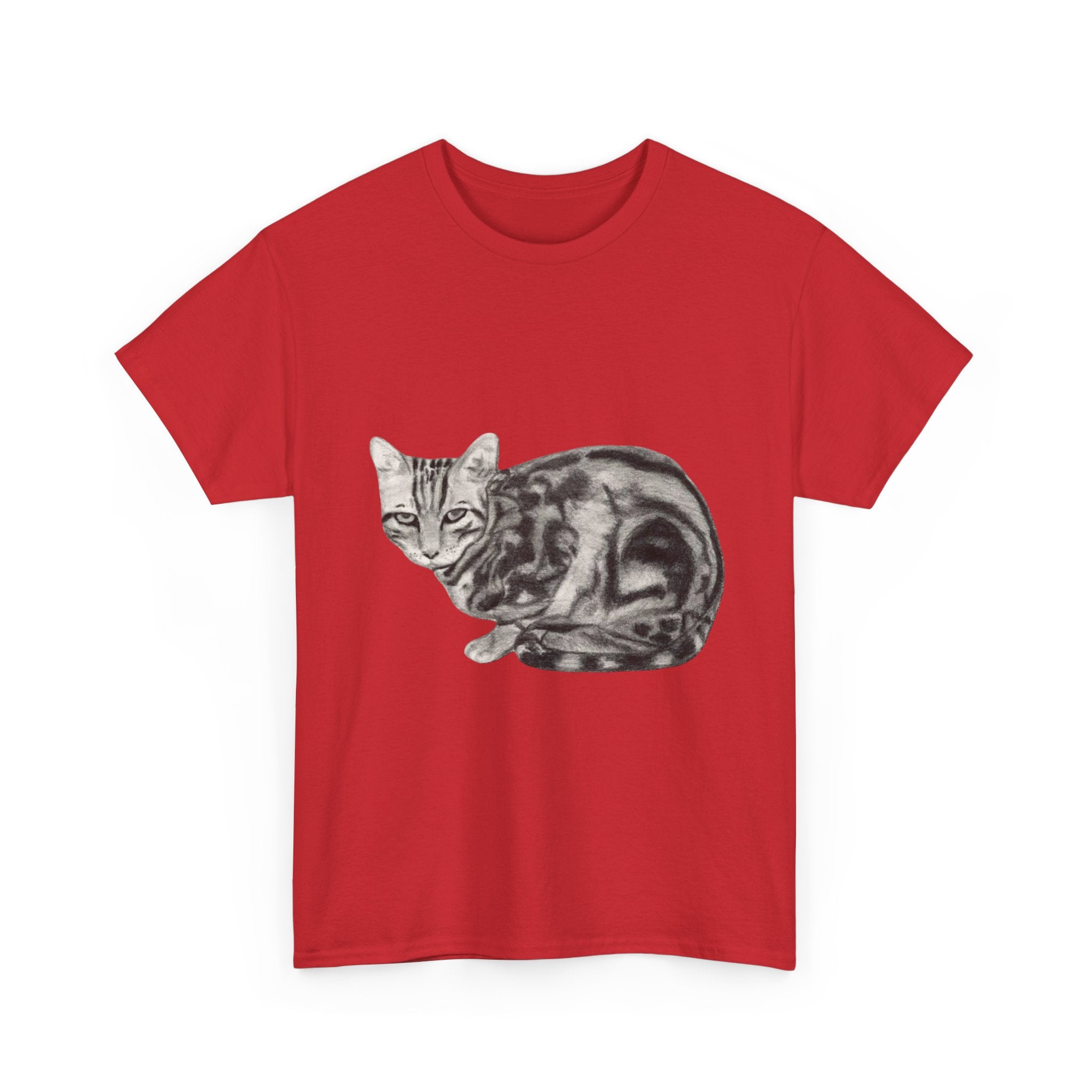 Bengal Cat Graphic Tee, Animal Lover T-Shirt