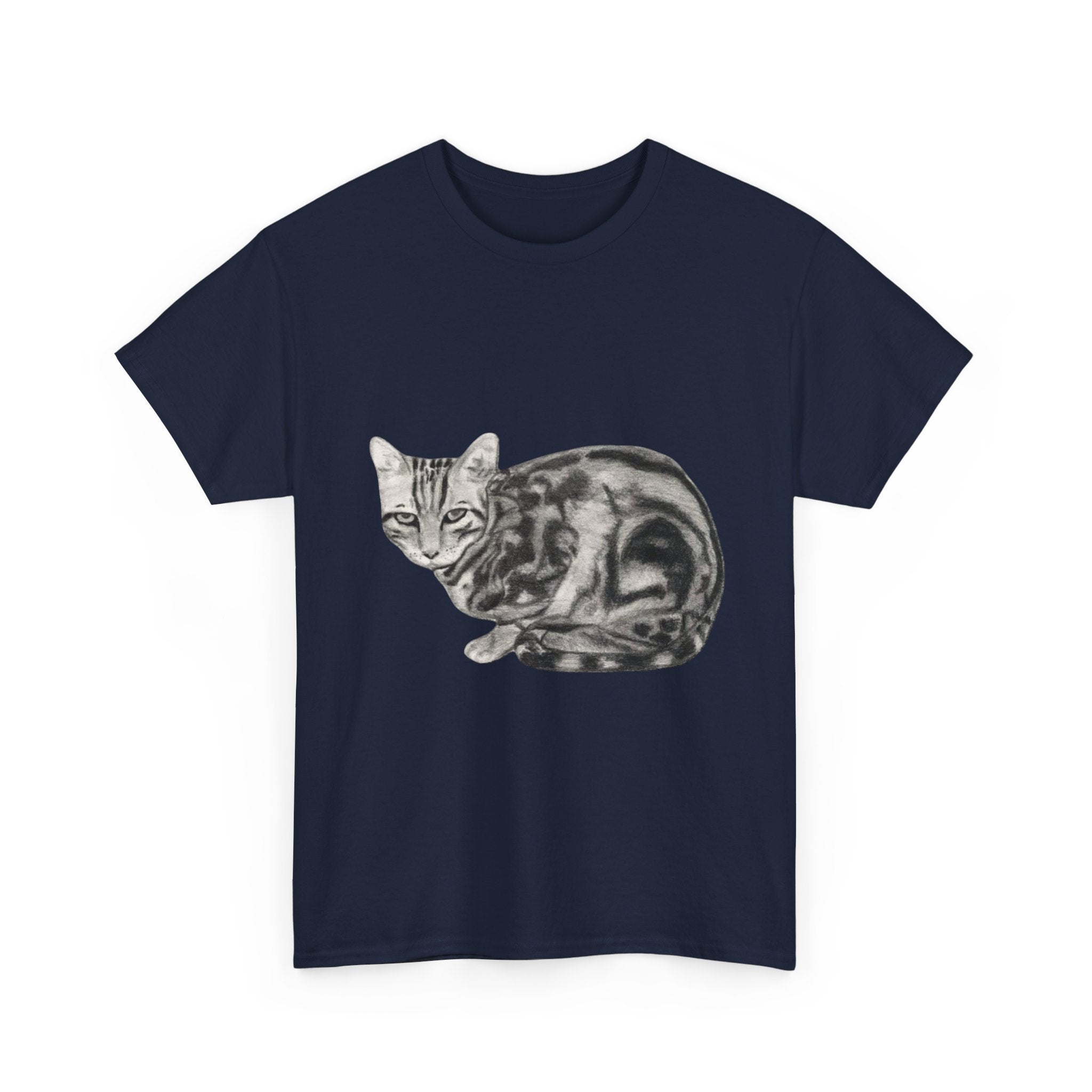Bengal Cat Graphic Tee, Animal Lover T-Shirt