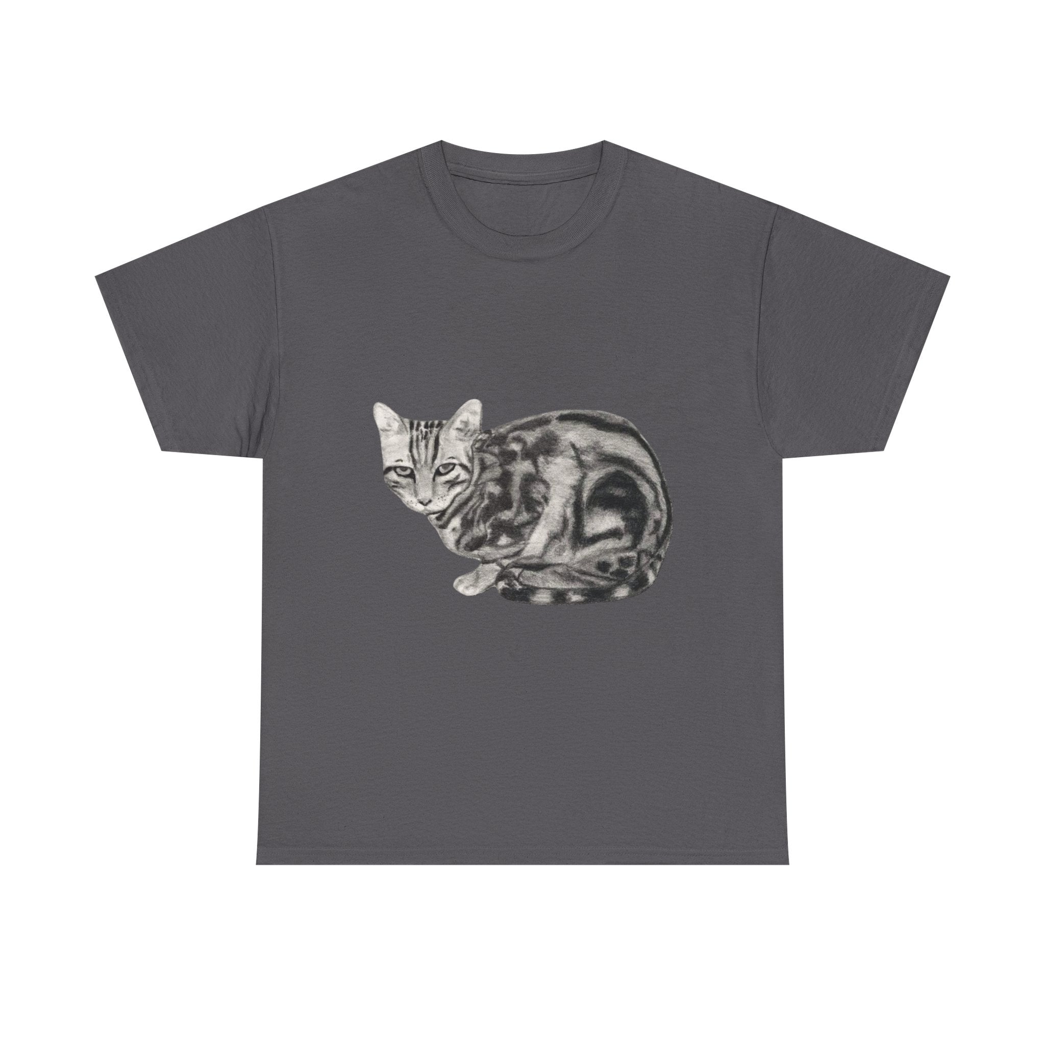 Bengal Cat Graphic Tee, Animal Lover T-Shirt