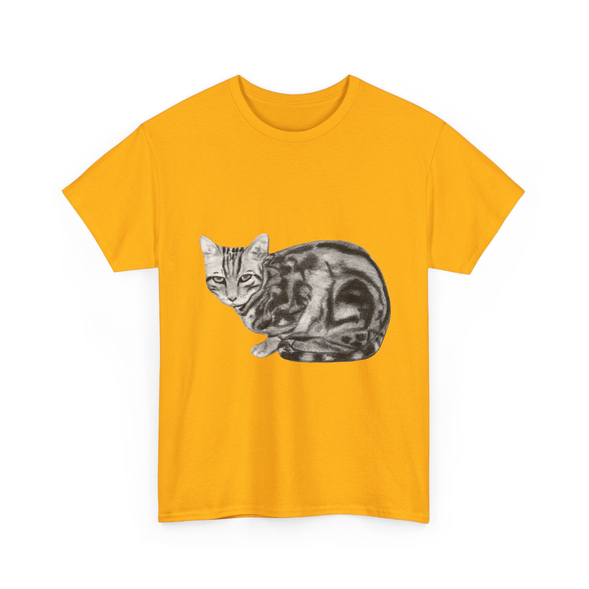 Bengal Cat Graphic Tee, Animal Lover T-Shirt
