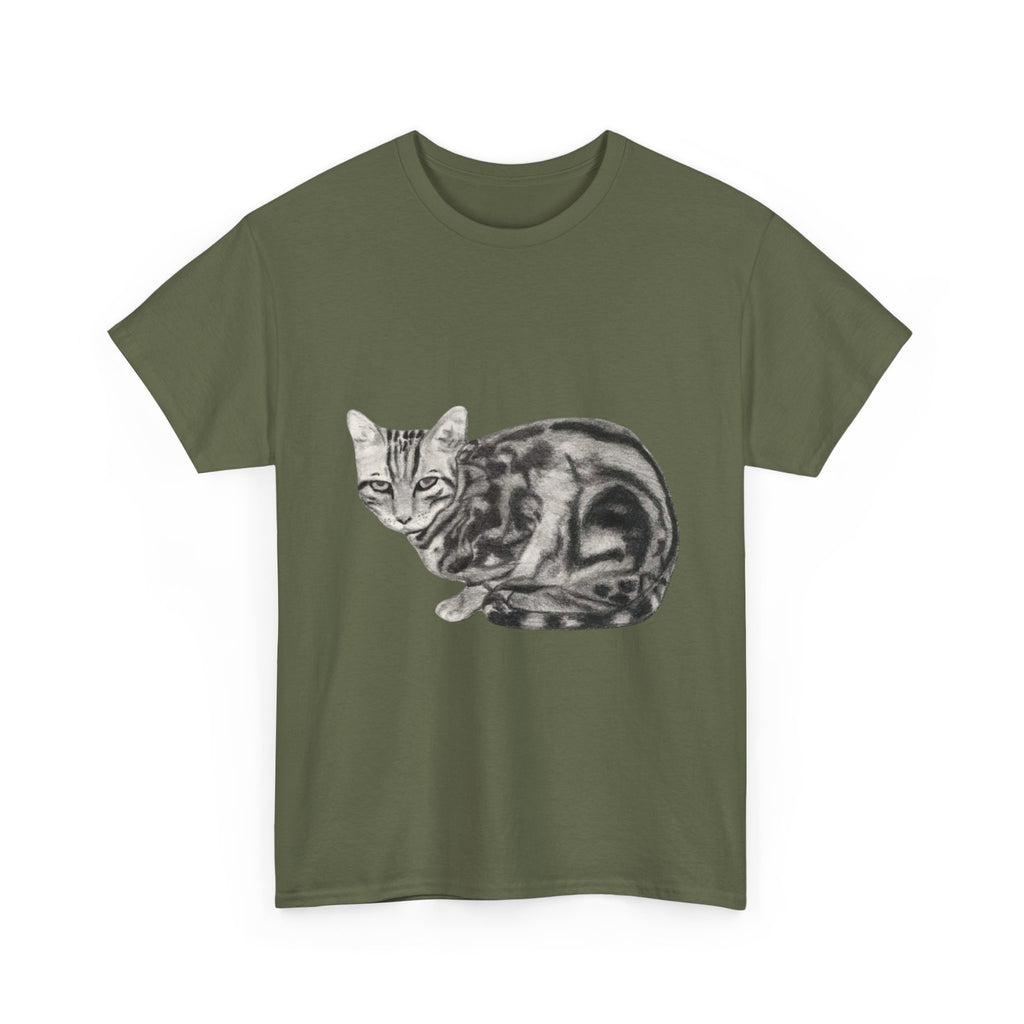 Bengal Cat Graphic Tee, Animal Lover T-Shirt