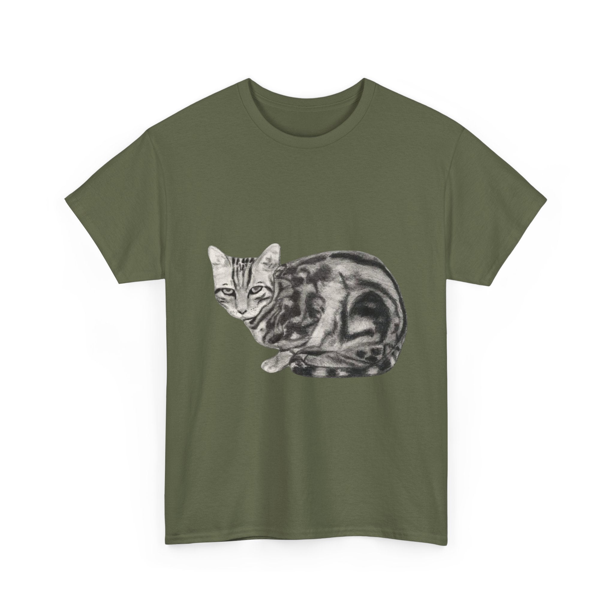 Bengal Cat Graphic Tee, Animal Lover T-Shirt