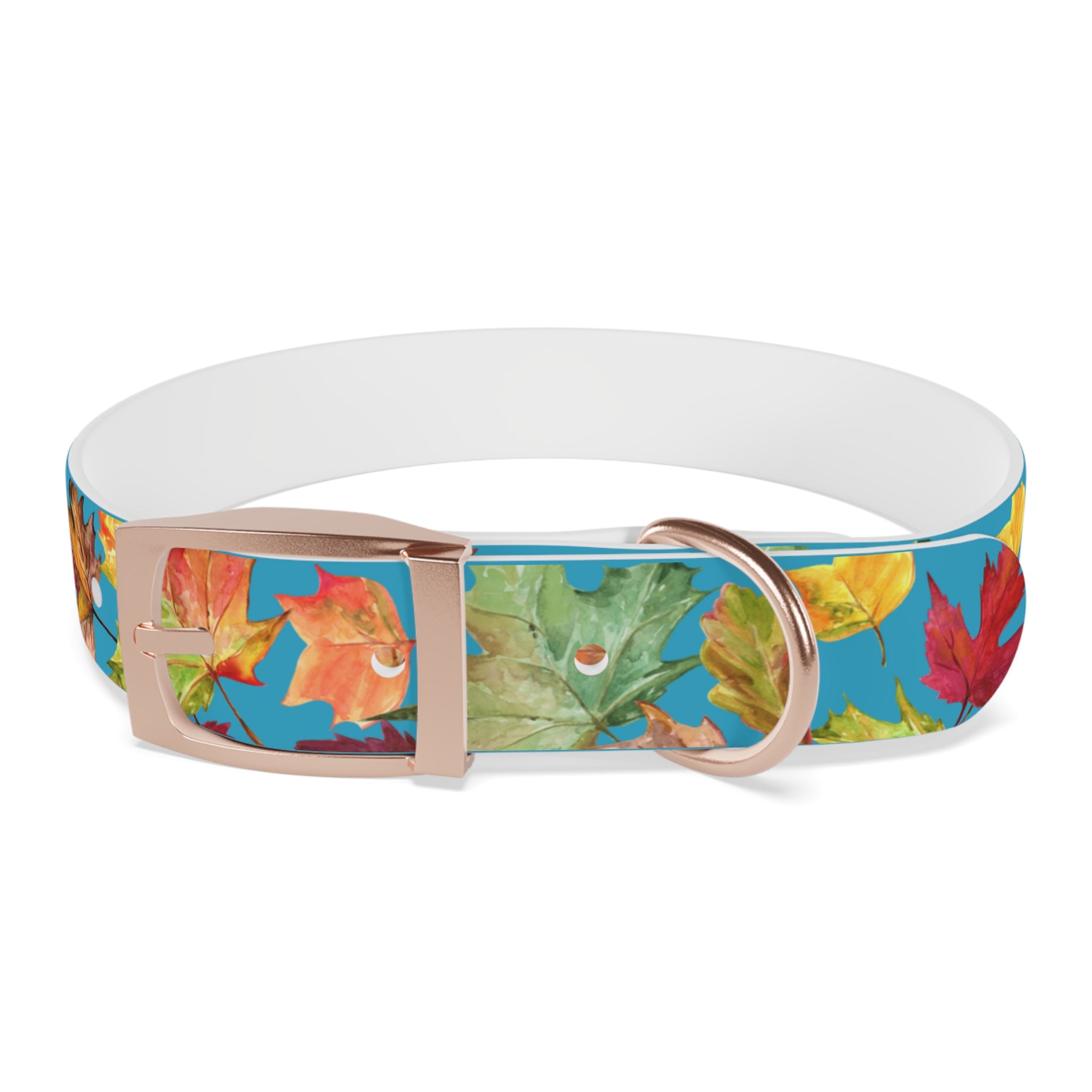 Vibrant Autumn Dog Collar | Fall Pet Accessory, Seasonal Dog Gear, Cute Dog Collars, Leaf Design, Colorful Pet Fashion
