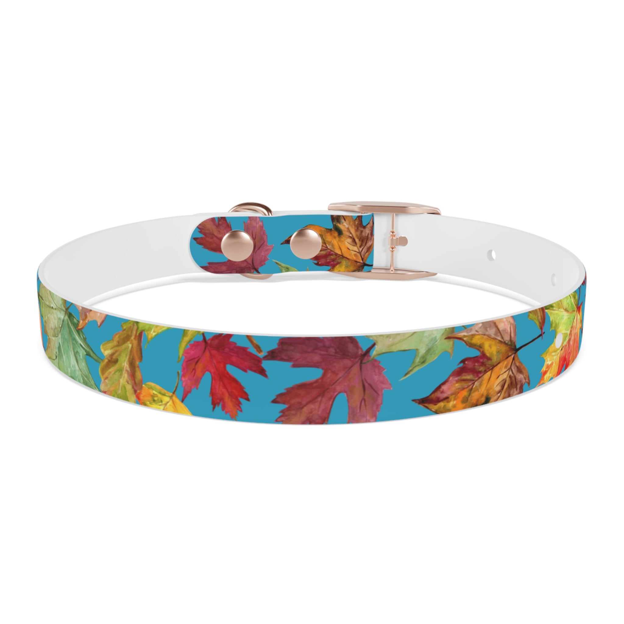 Vibrant Autumn Dog Collar | Fall Pet Accessory, Seasonal Dog Gear, Cute Dog Collars, Leaf Design, Colorful Pet Fashion