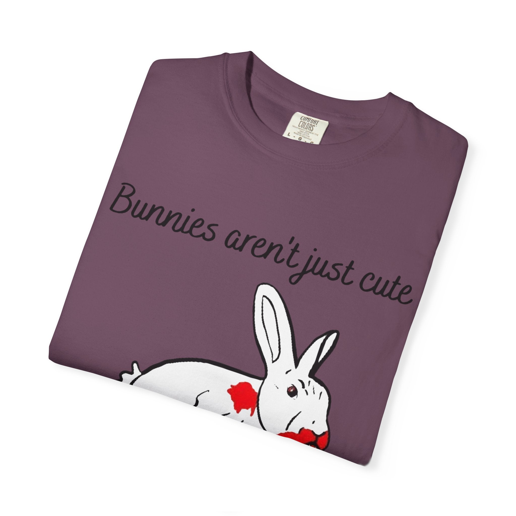 Bloody Bunny T-Shirt | Killer Rabbit Parody Gothic Dark Humor Gift