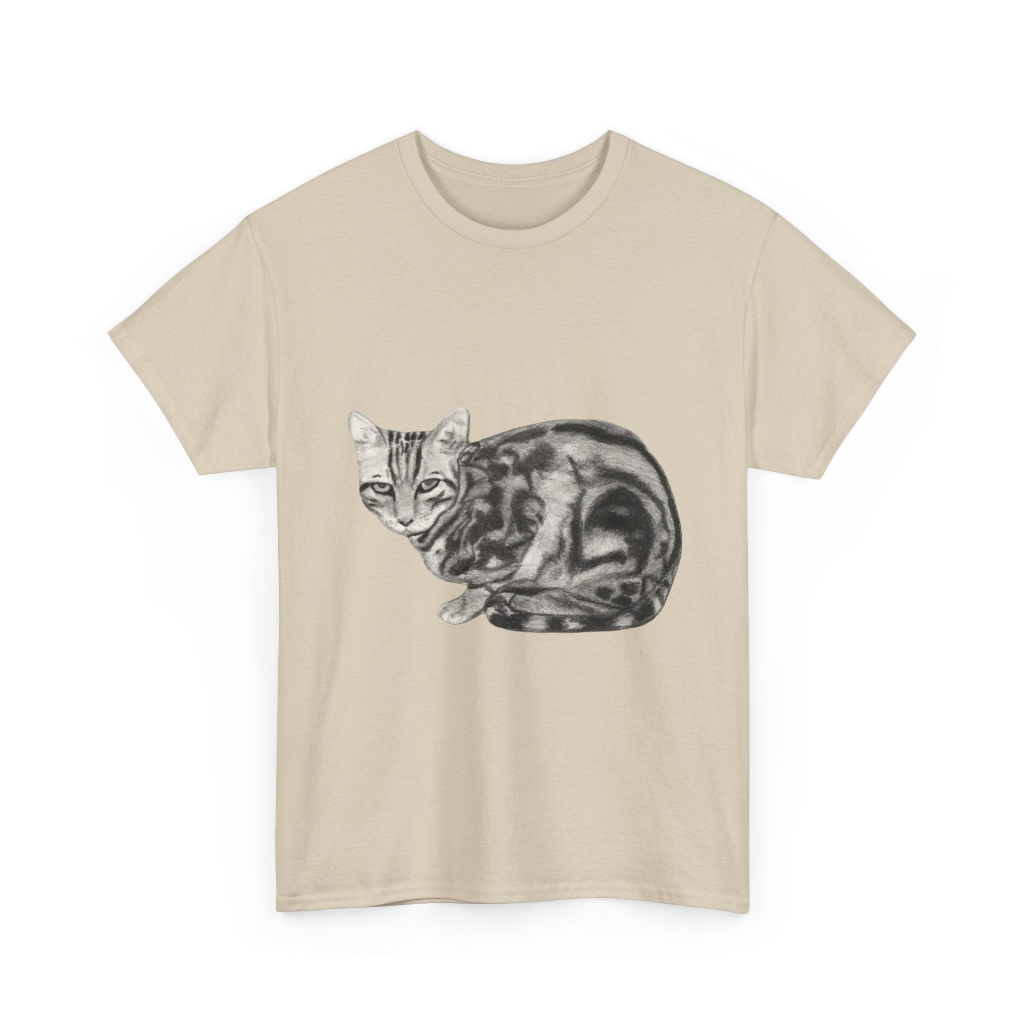 Bengal Cat Graphic Tee, Animal Lover T-Shirt